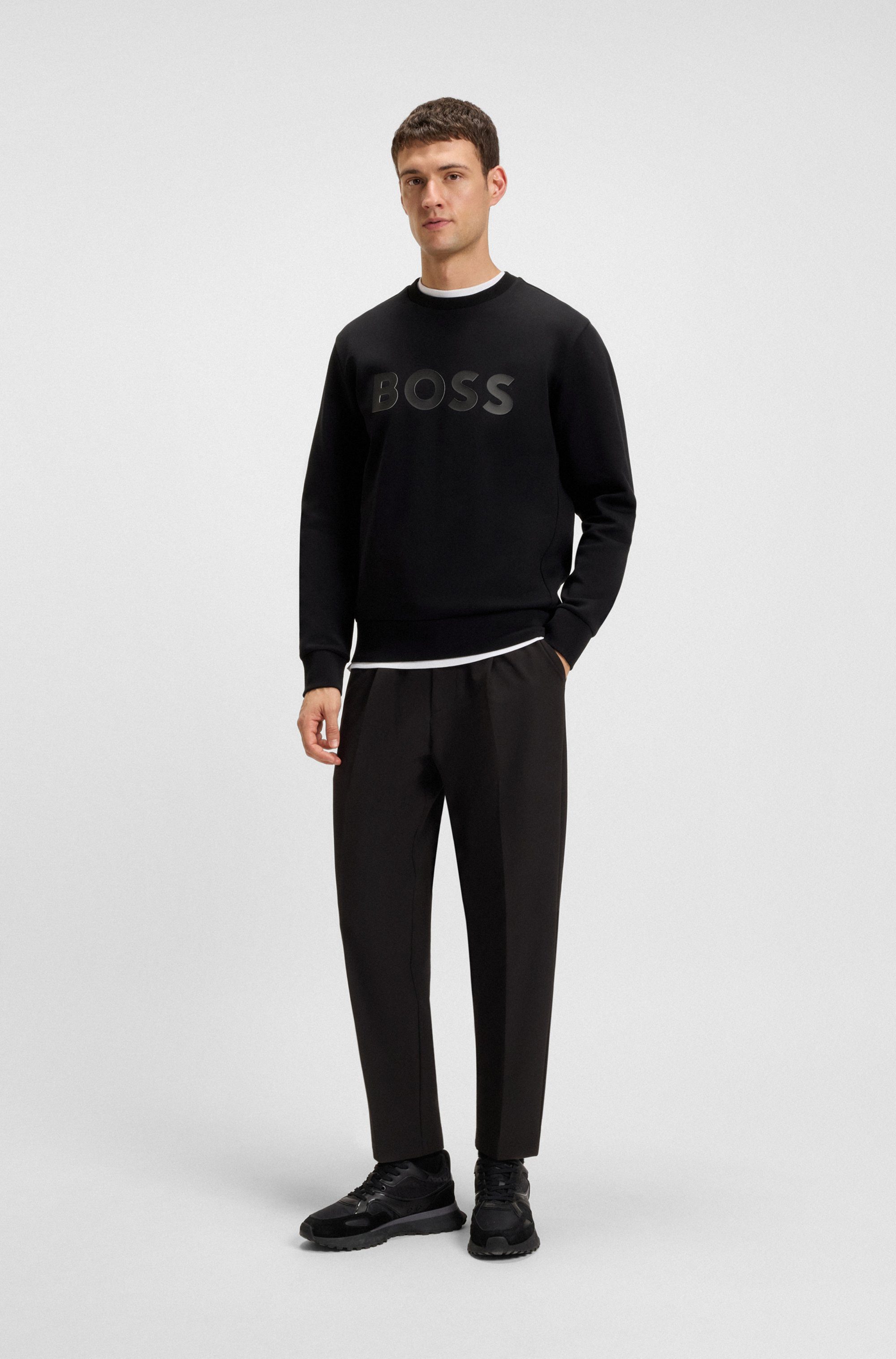 BOSS GREEN Sweatshirt Salbo met logoprint