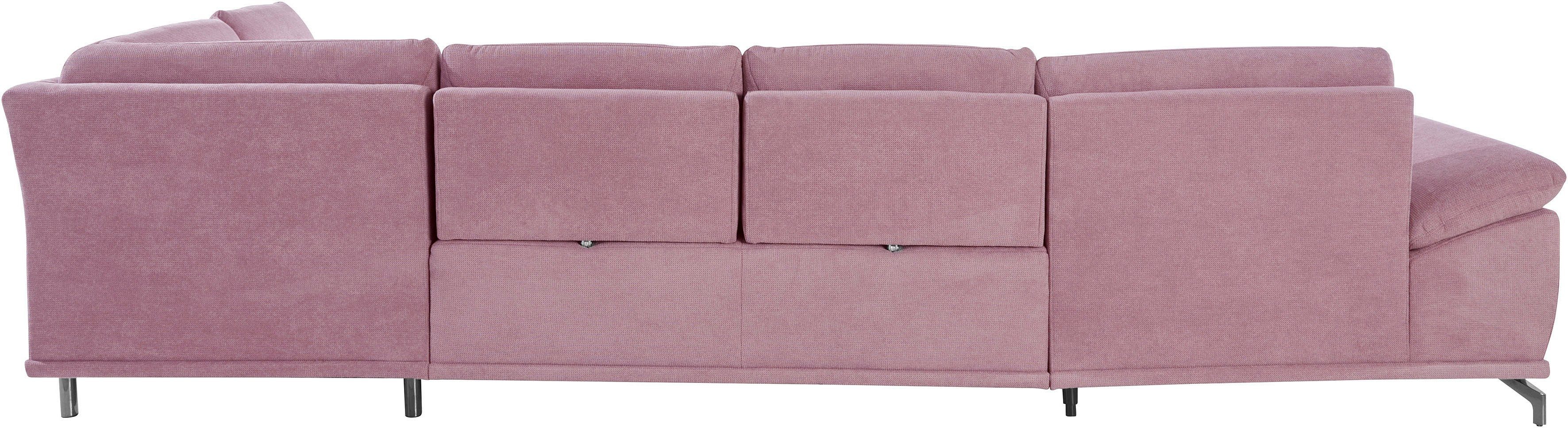 Places of Style Zithoek Costello U-vorm, met zitdiepteverstelling, armleuningverstelling en