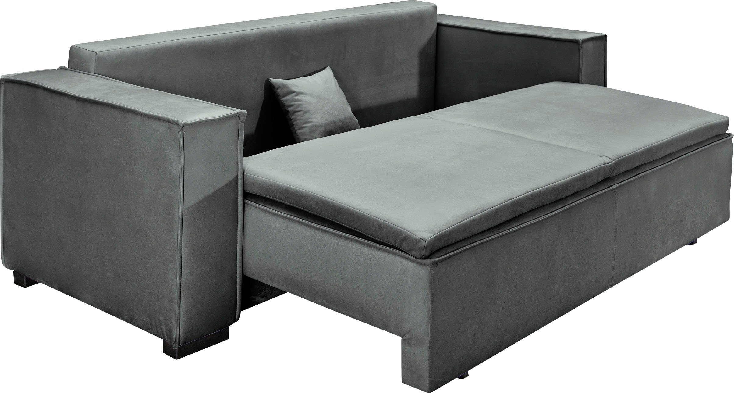INOSIGN Slaapbank Manhattan met boxspringopbouw, slaapfunctie & bedkist, bank met bedfunctie