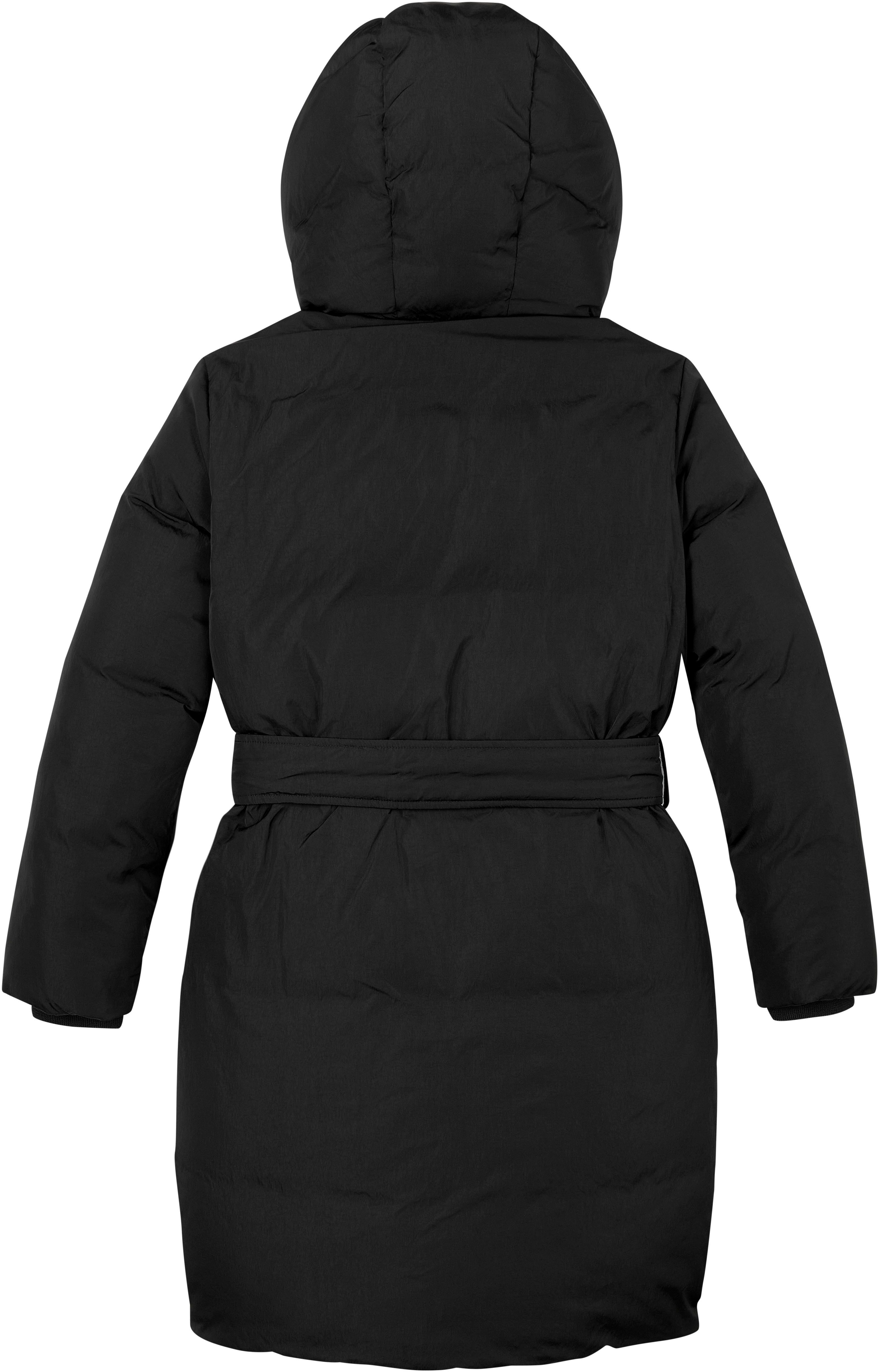 Calvin Klein Gewatteerde jas Classic Belted Fur Coat voor kinderen tot 16 jaar en met logo-opdruk
