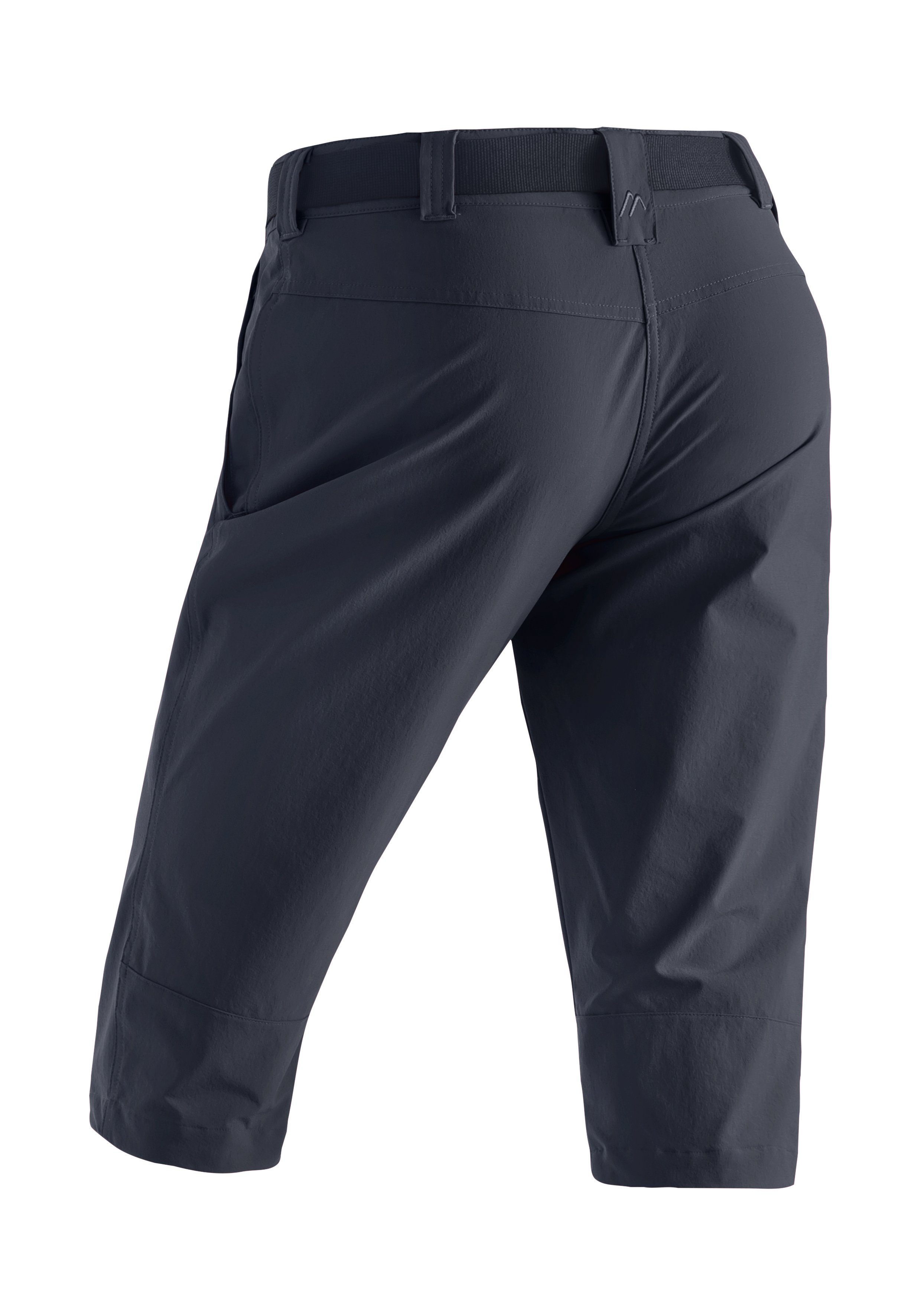 Maier Sports Capribroek Inara slim 3/4 Dames wandelbroek, ademende outdoorbroek, 3/4 broek met 3 zakken