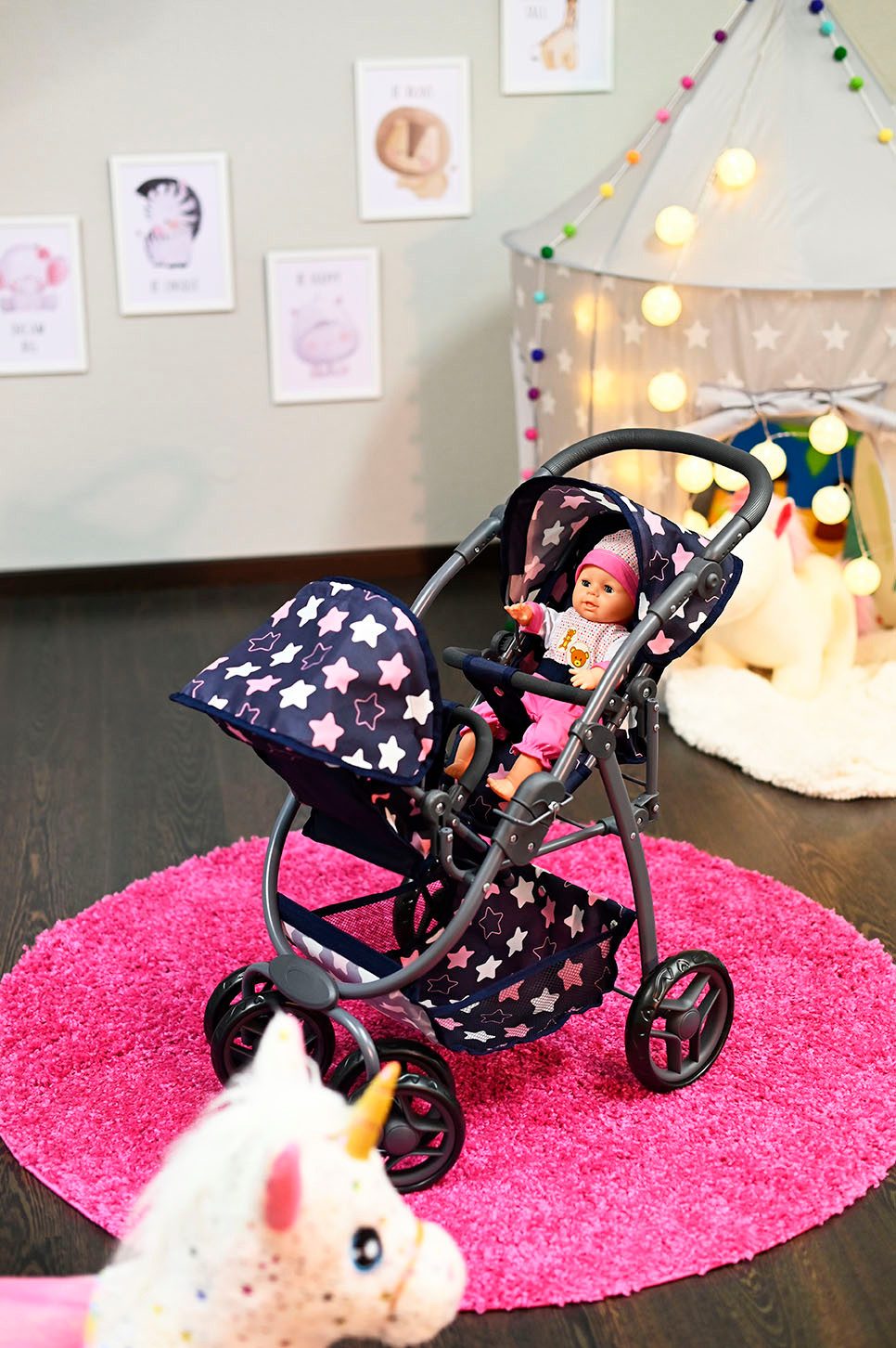 Knorrtoys® Poppen-duobuggy Milo