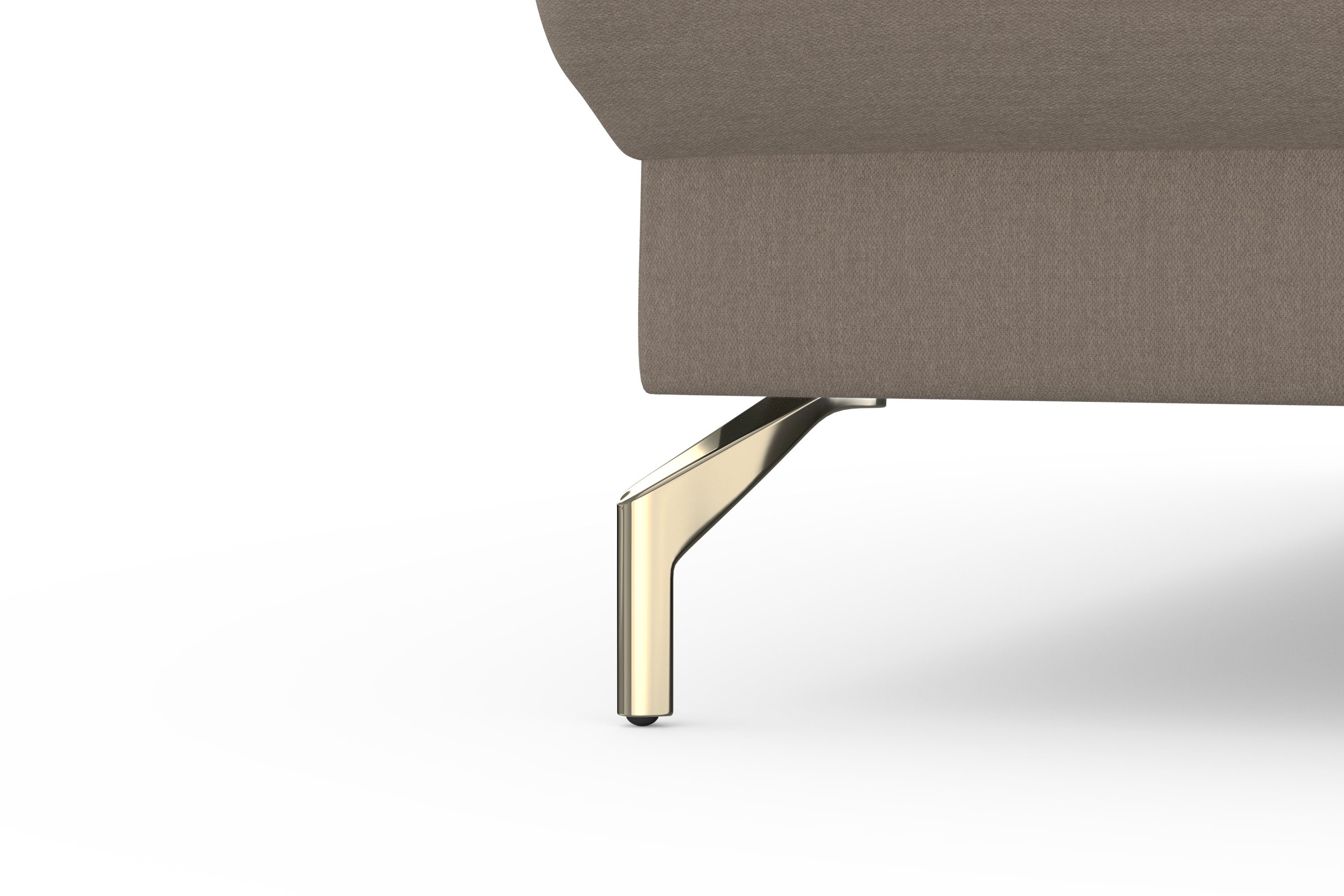 sit&more Zithoek Fashion U-vorm naar keuze met verstelbare hoofdsteun, uittrekzitting, motorisch, nikkel poten