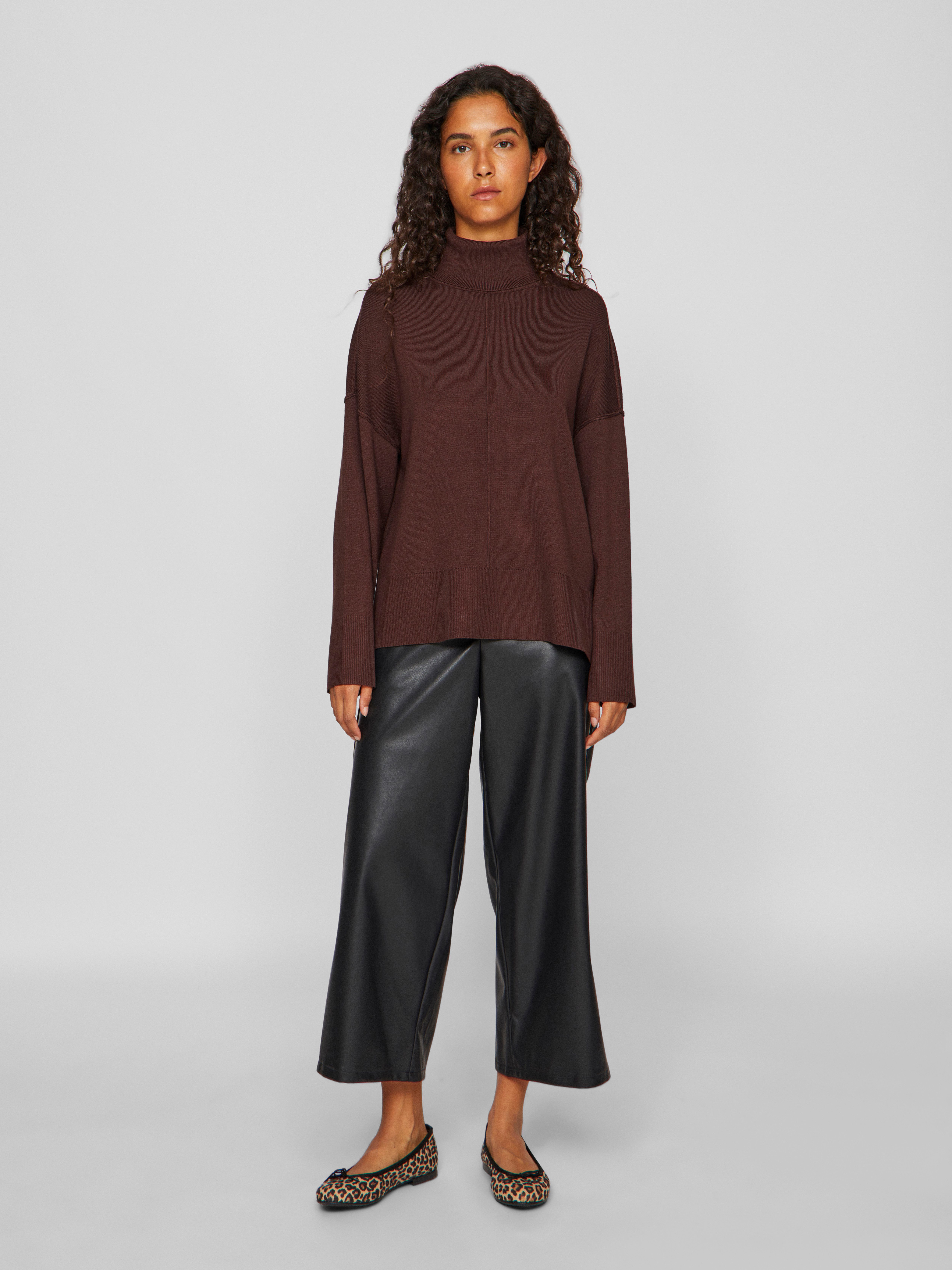 Vila Coltrui VIOSTRIA ROLLNECK L/S KNIT TOP-NOOS
