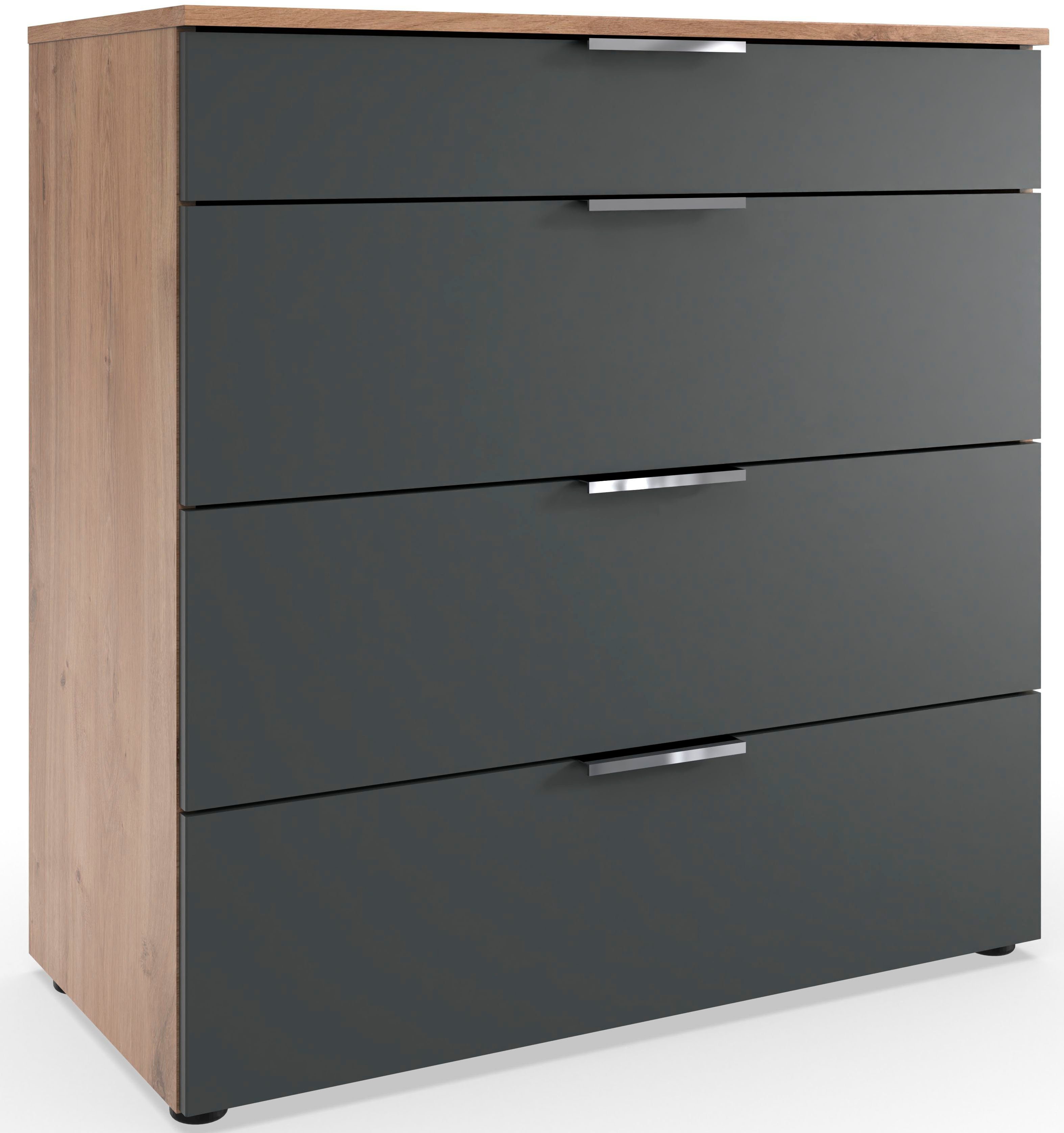 Wimex Ladekast Level by fresh to go 4 lades met soft-close functie, 81 cm breed, 84 cm hoog commodes & ladekasten beige