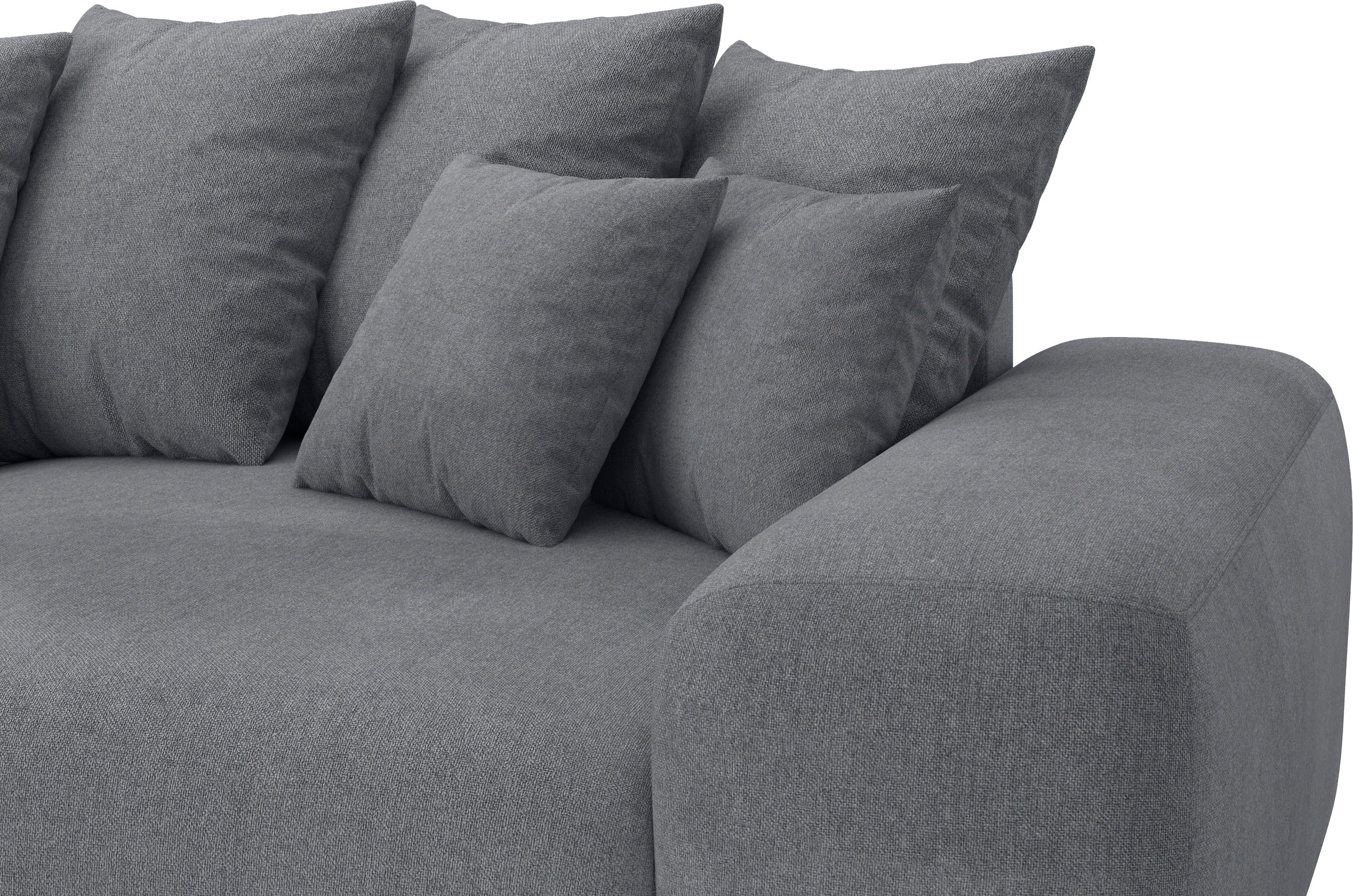 Mr. Couch Hoekbank Sundance L-vorm Doorlopende slaper met EasyBett-slaapfunctie, bedlade