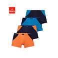 h.i.s boxershort met coole colourblocking voor een sportieve verschijning (4 stuks) multicolor