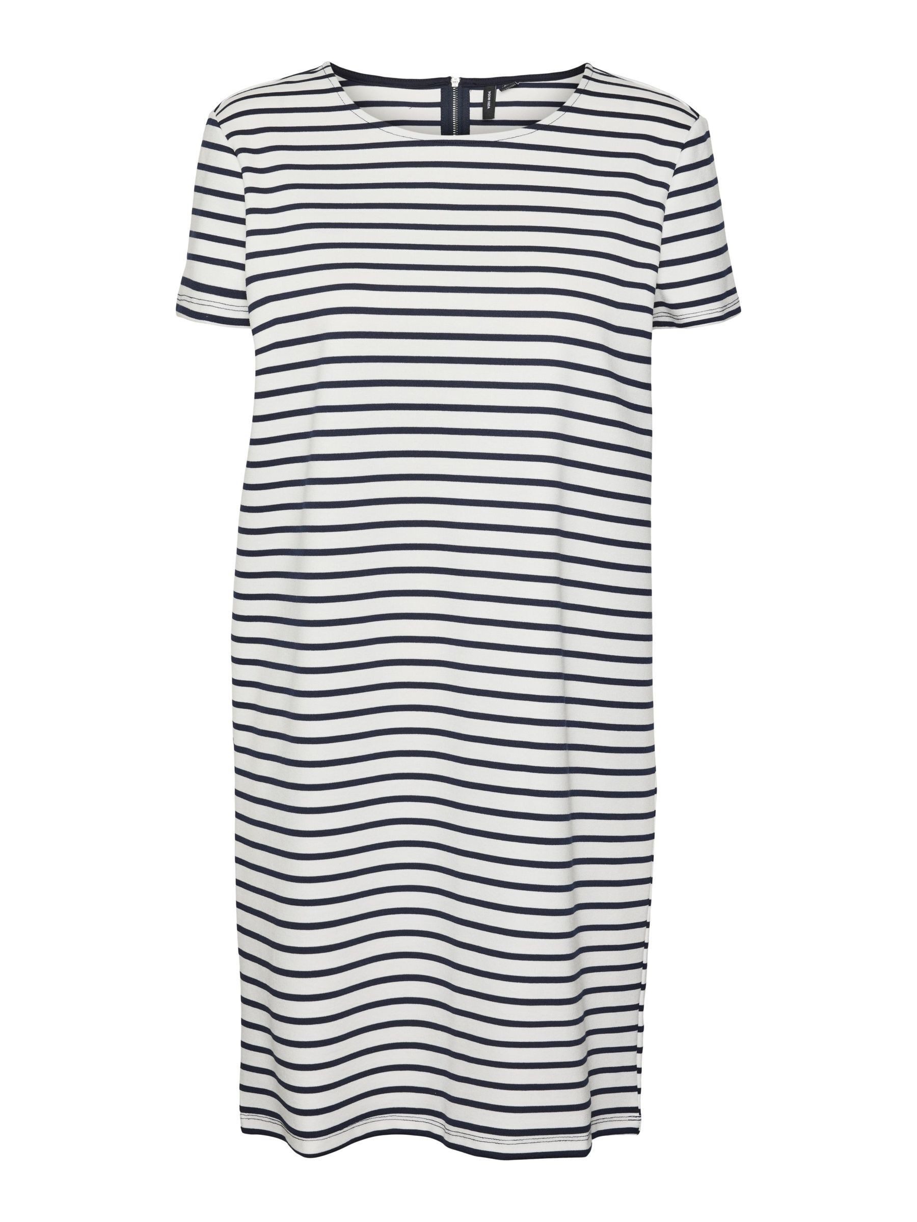 Vero Moda Mini-jurk VMABBY SS SHORT ZIP DRESS JRS NOOS