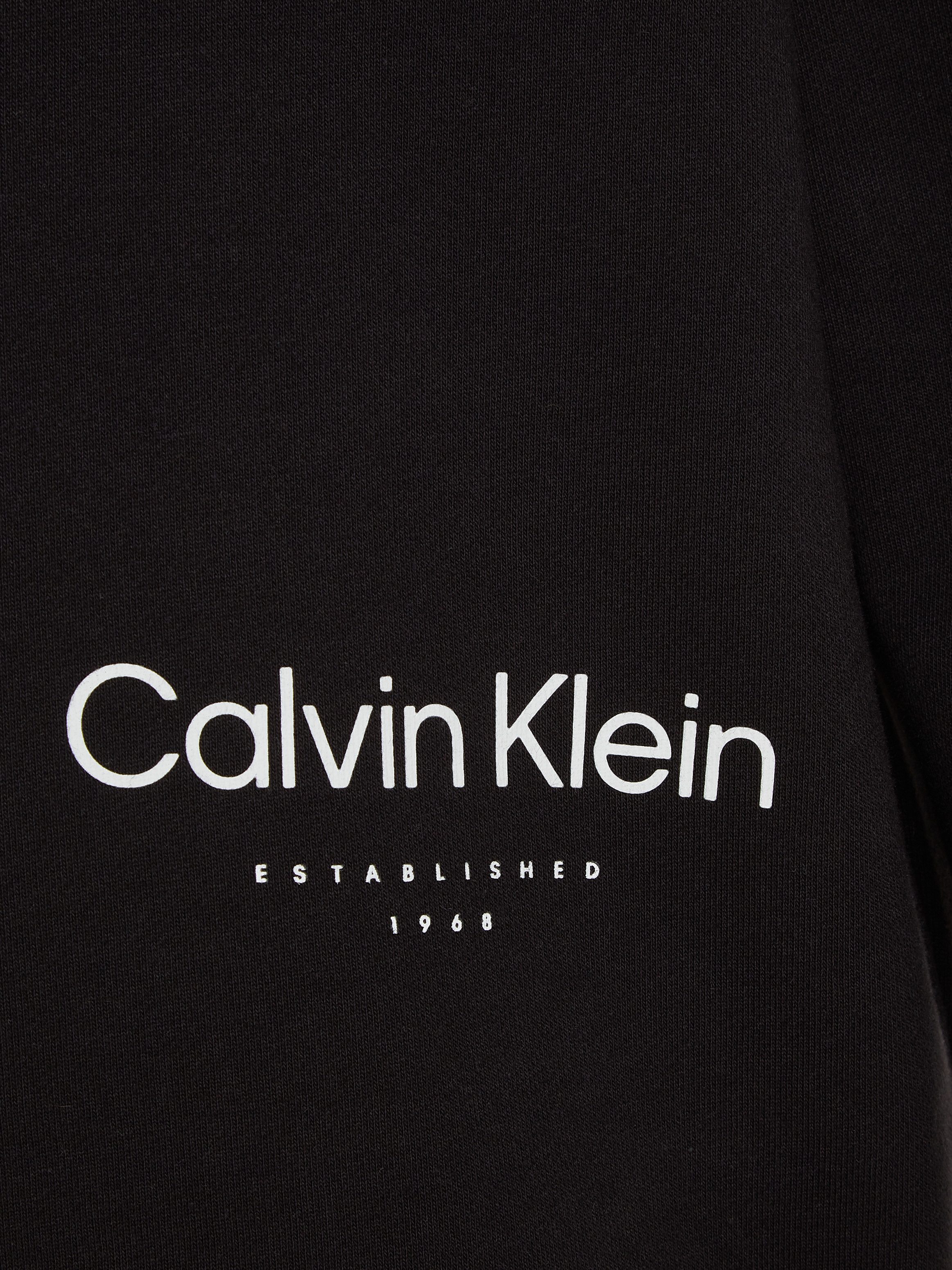 Calvin Klein Sweatshirt BT_OFF PLACEMENT LOGO SWEATSHIRT in grote maten met logo-opschrift