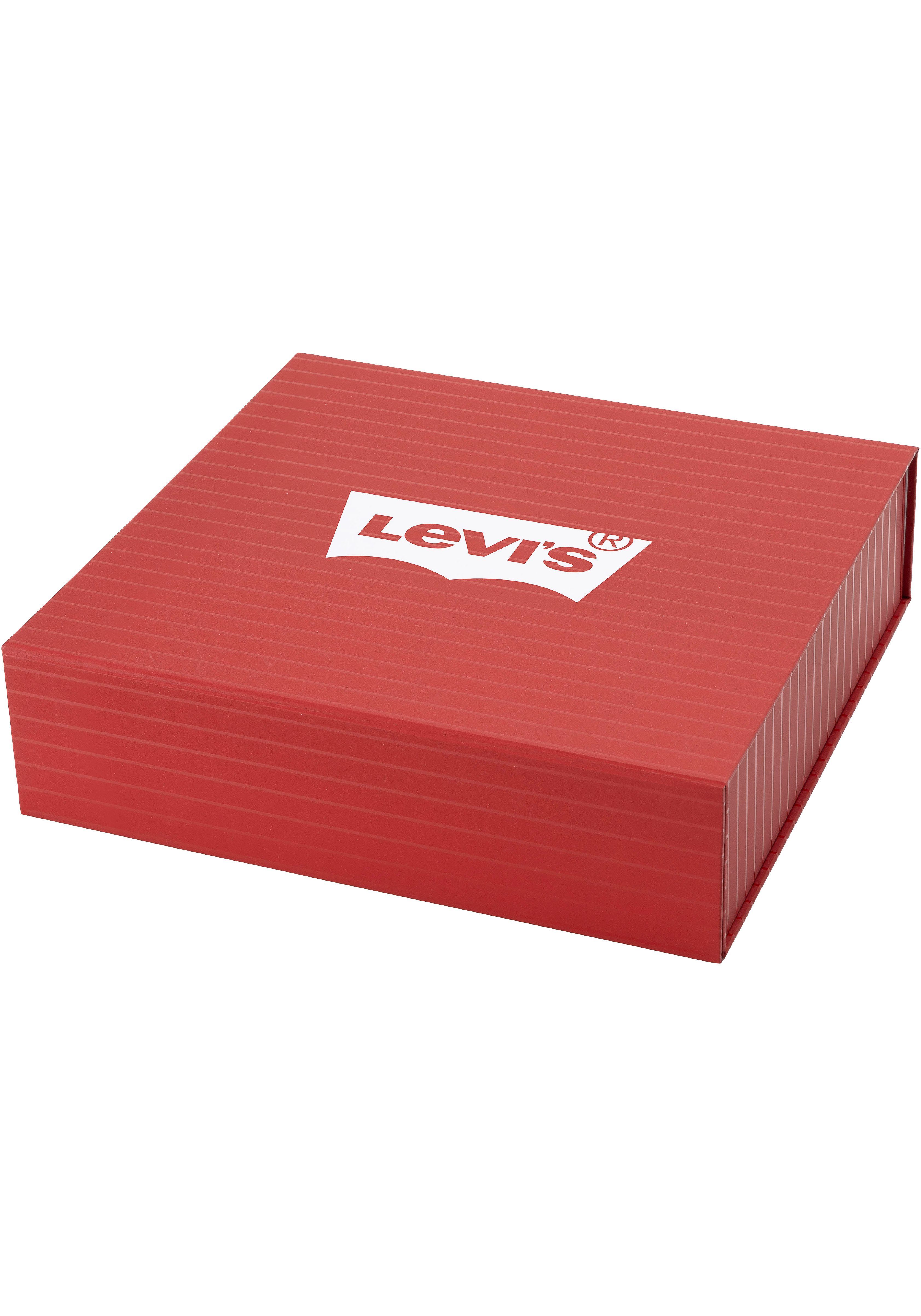 Levi's® Beanie A HOLIDAY KNIT SET en daarbij een sjaal (set)