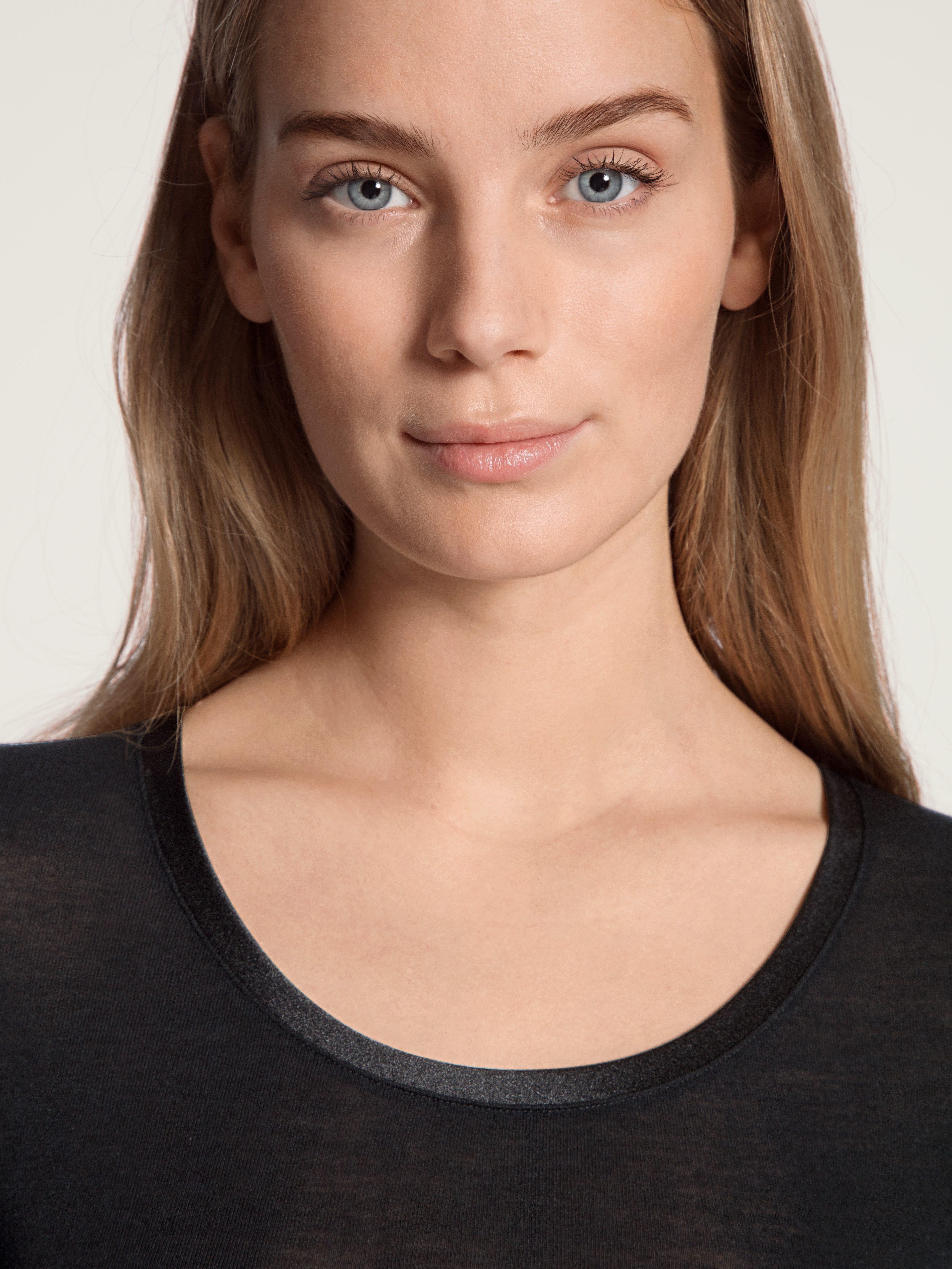 CALIDA Shirt met lange mouwen True Confidence met een ronde hals