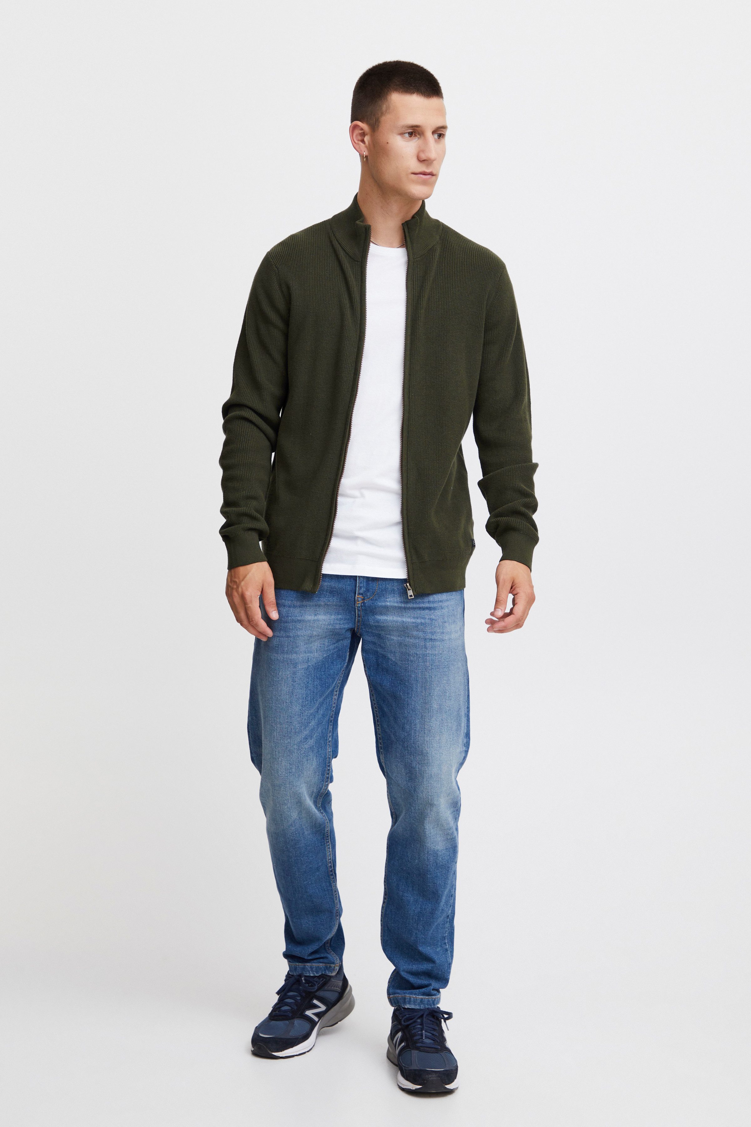 Blend Trui met staande kraag BHCodford zipthrough