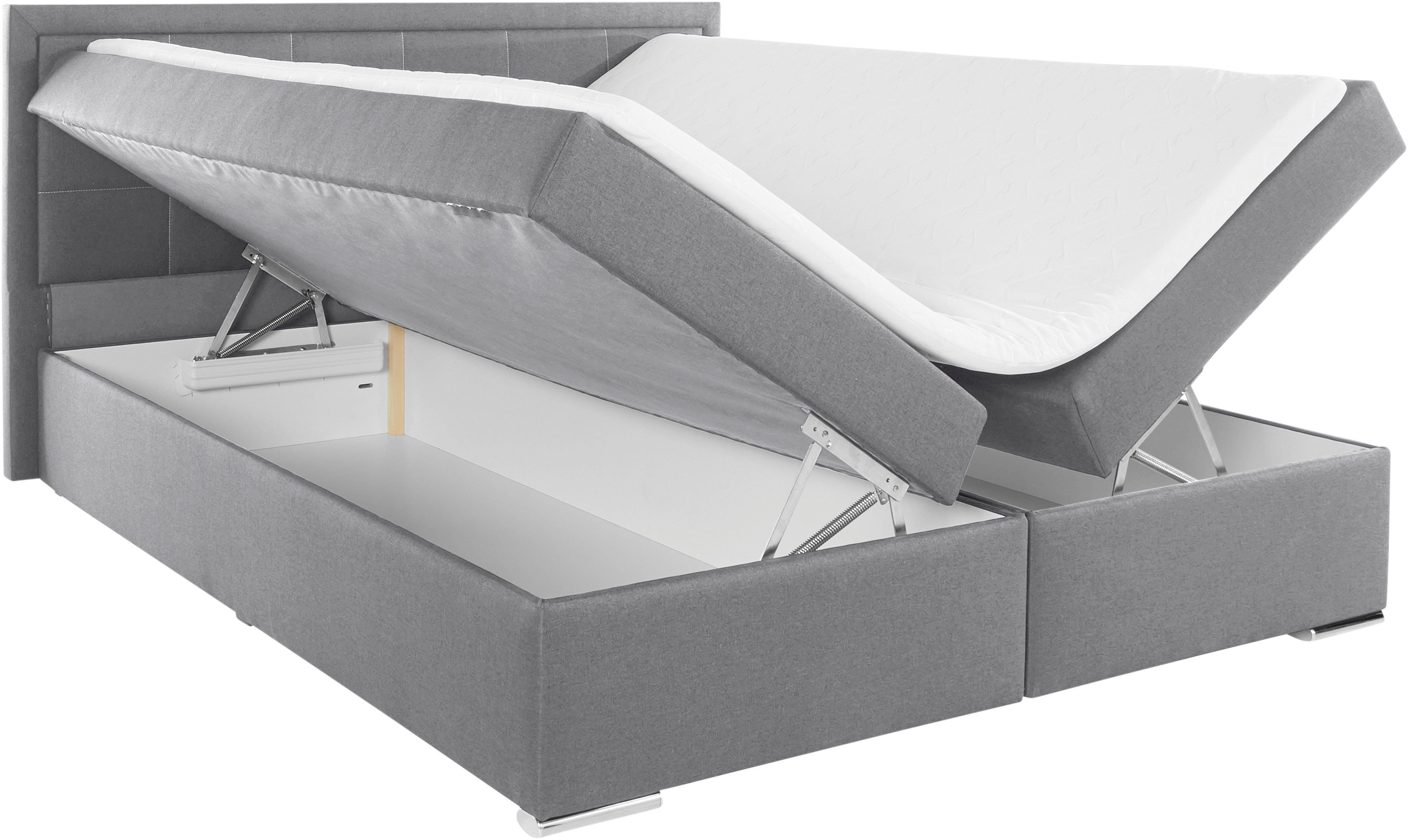 COLLECTION AB Boxspring Athena, OTTOs Choice, Topseller optioneel met bedkist inclusief topper bij uitvoering met matras, in hardheden h2, h3, h4
