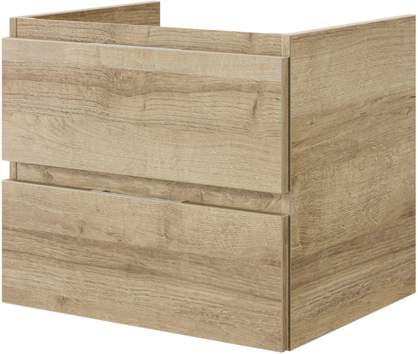 Saphir Wastafelonderkast Serie 4035 keramieken opzetwasbak met onderkast, 118 cm breed