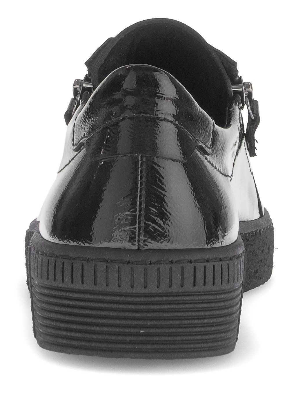 Gabor Plateausneakers , vrijetijdsschoen, halfschoen, veterschoen met edele siermotieven