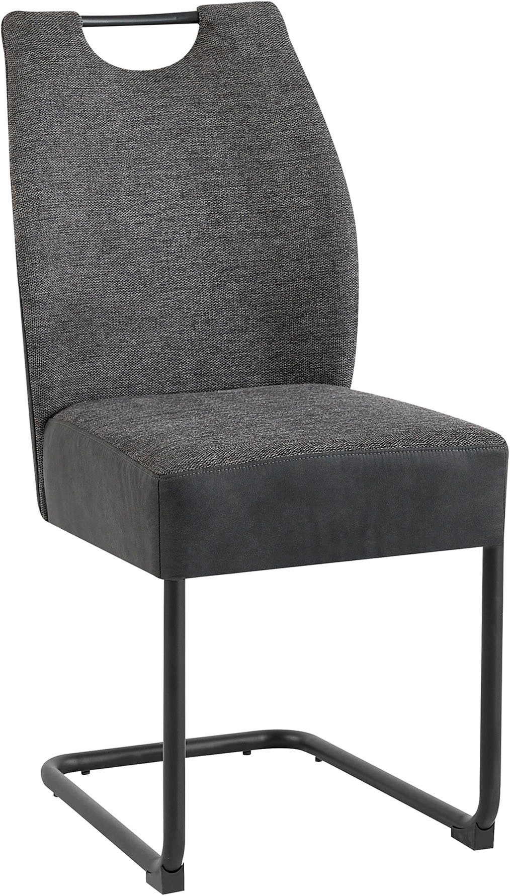 byLIVING Vrijdragende stoel Peter-XXL 2-delige set met comfortabele verenbekleding en xxl belasting tot 150 kg (set, 2 stuks)