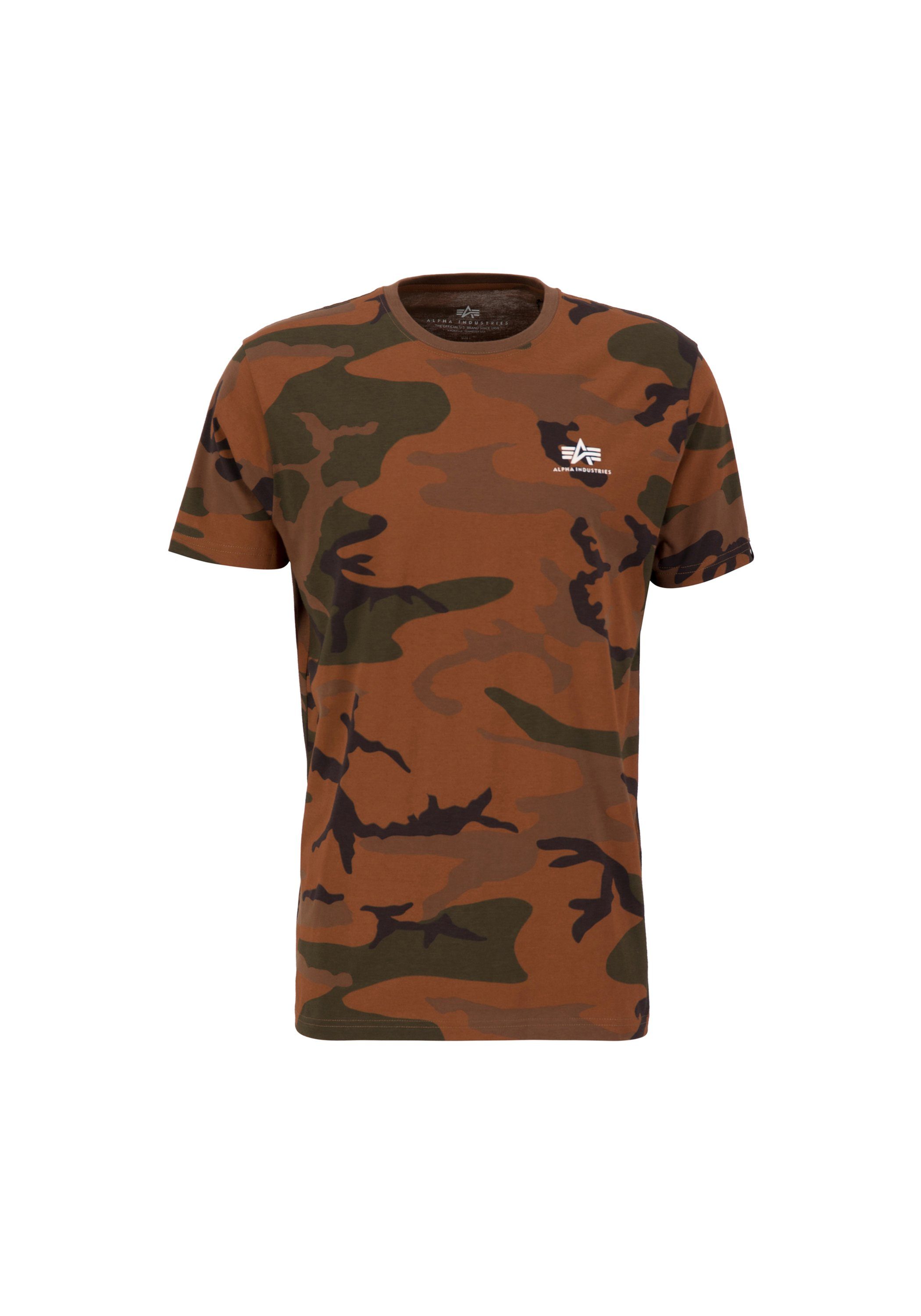 Alpha Industries T-shirt Alpha Industries Men - T-Shirts Backprint T Camo heren t-shirts maat M multicolor
