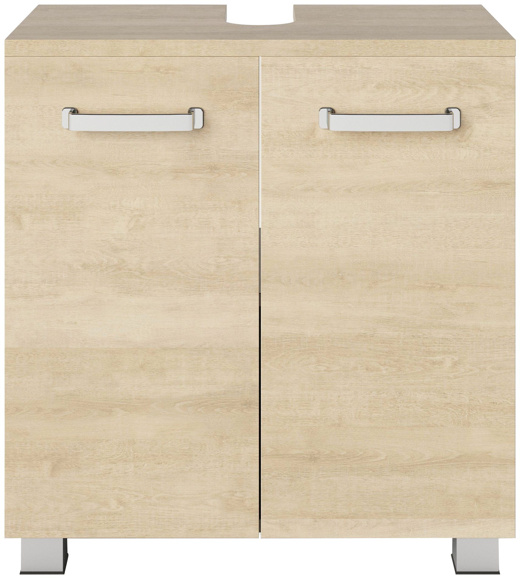 welltime Wastafelonderkast Cosmo Bxdxh: ca. 60x32,5x63,5 cm, 2 vakken