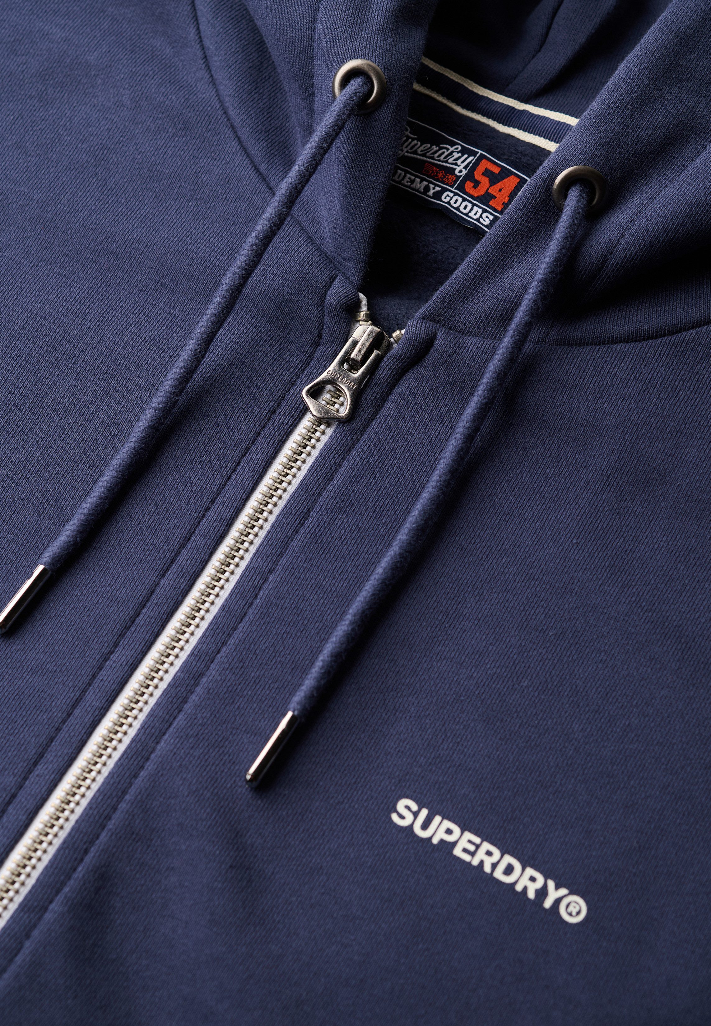 Superdry Capuchonsweatvest PLAIN ZIP HOOD