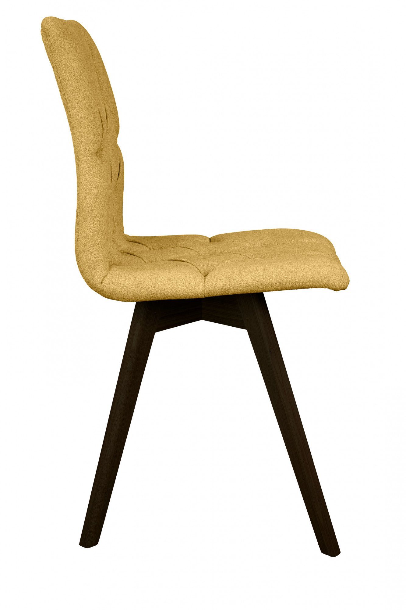 andas Eetkamerstoel Rania met massief houten poten (set, 2 stuks)