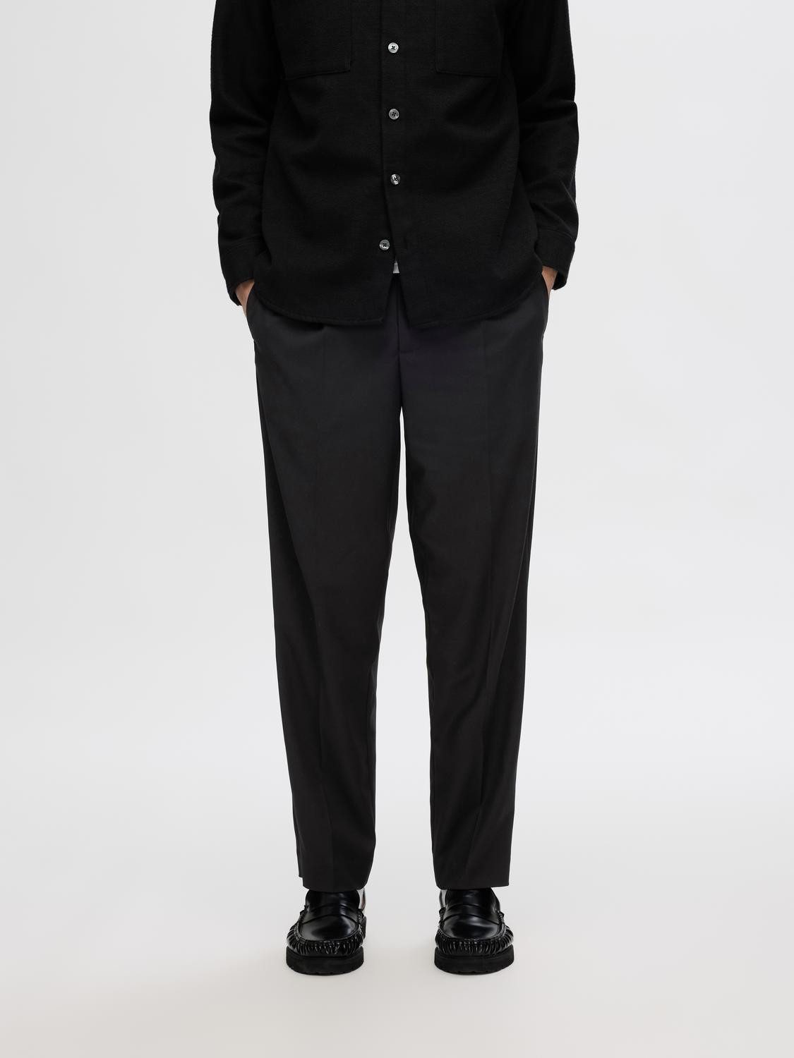 SELECTED HOMME Chino SLH190-REG TAPERED LEROY PLEAT PANT NOOS