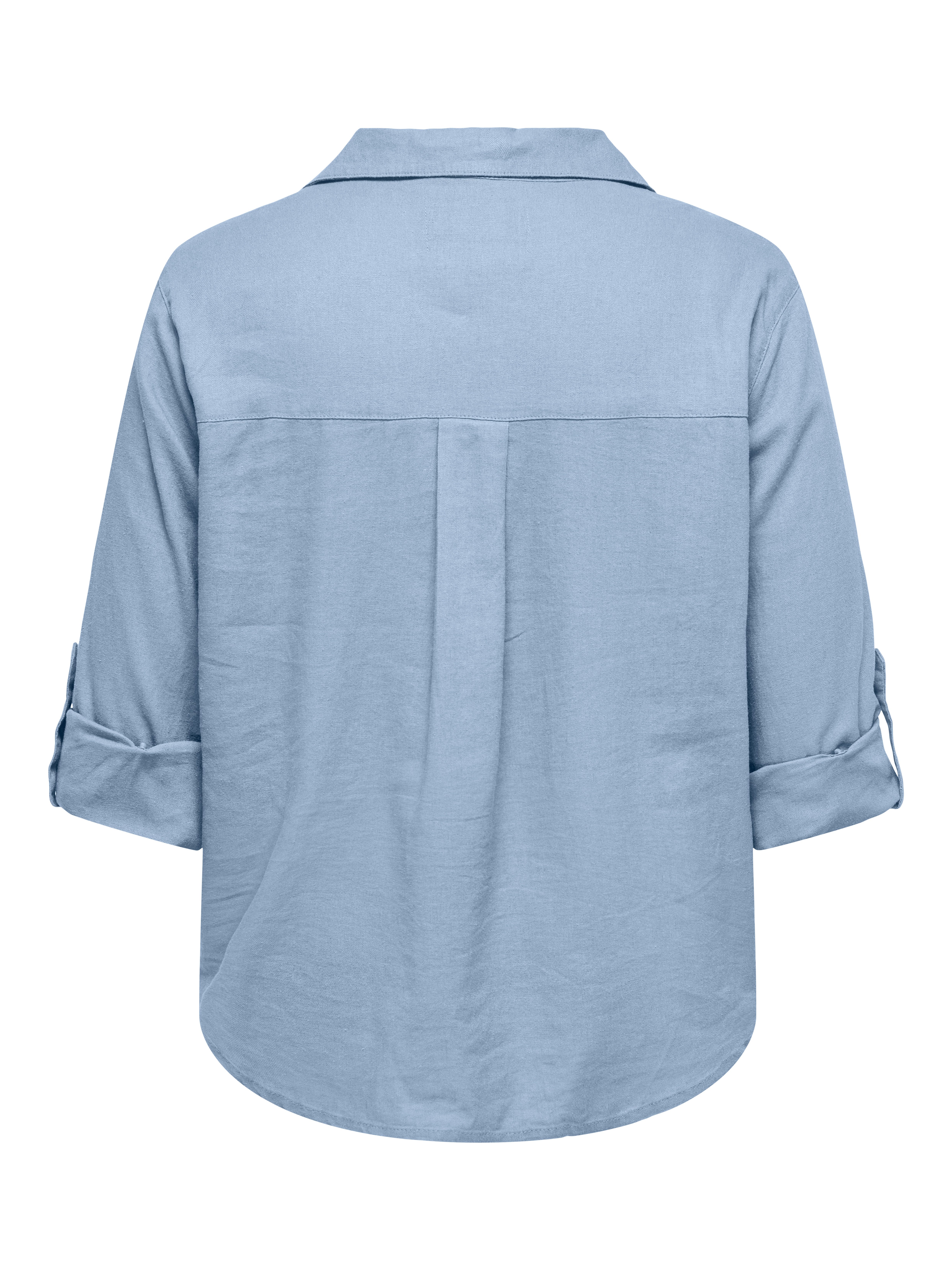 ONLY CARMAKOMA Blouse met lange mouwen CARYASMIN-CARO L/S LINEN SHIRT PNT