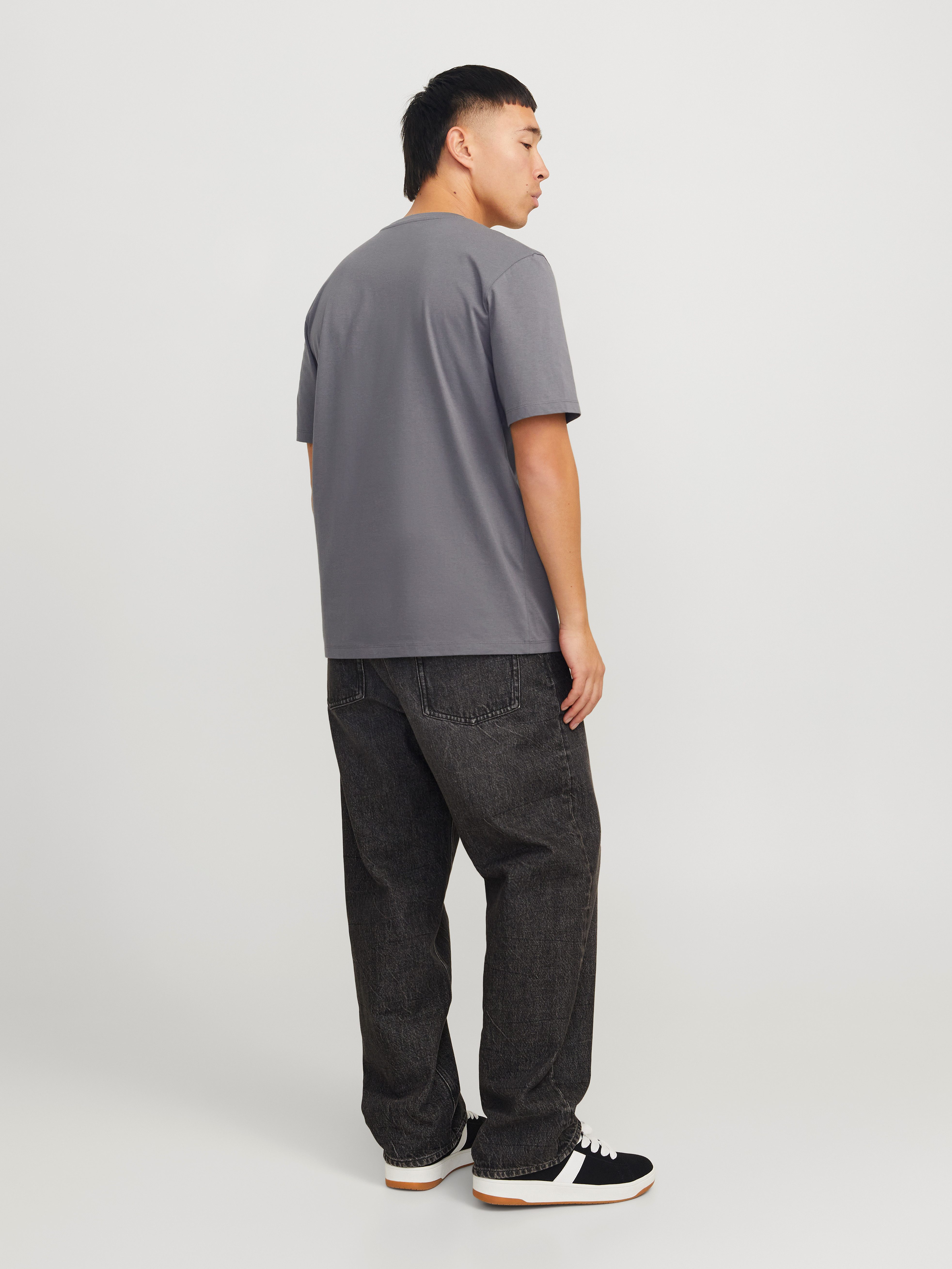 Jack & Jones Shirt met ronde hals JJELOGO TEE SS O-NECK 2 COL SS25 SN