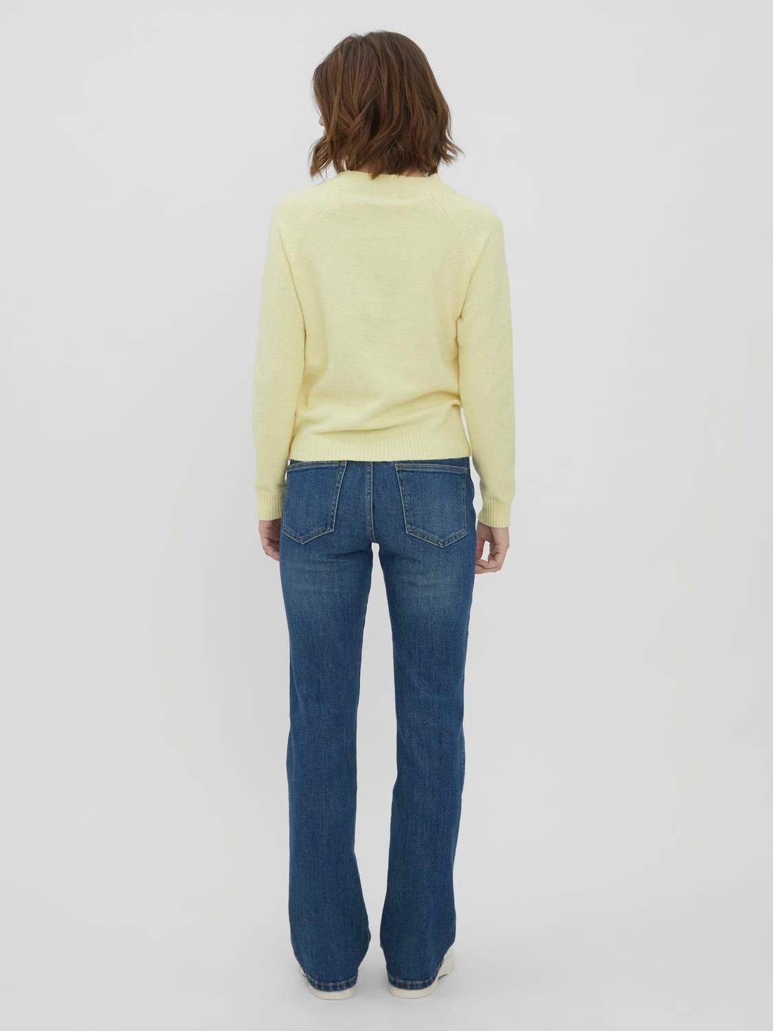 Vero Moda Trui met ronde hals VMDOFFY LS O-NECK BLOUSE GA NOOS