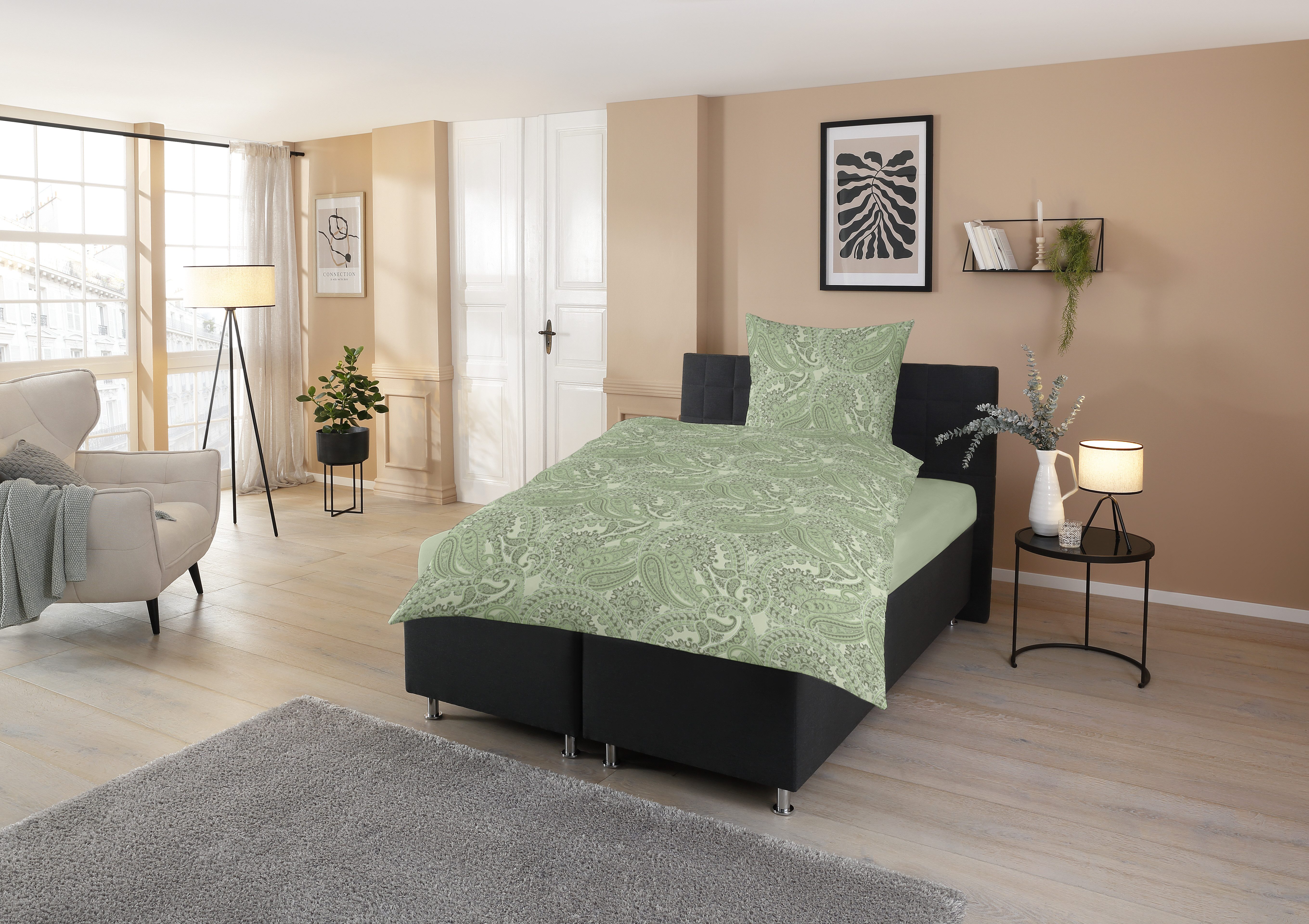 CASATEX Beddengoed Luana Paisley ontwerp, modern en mooie kleuren (2-delig)