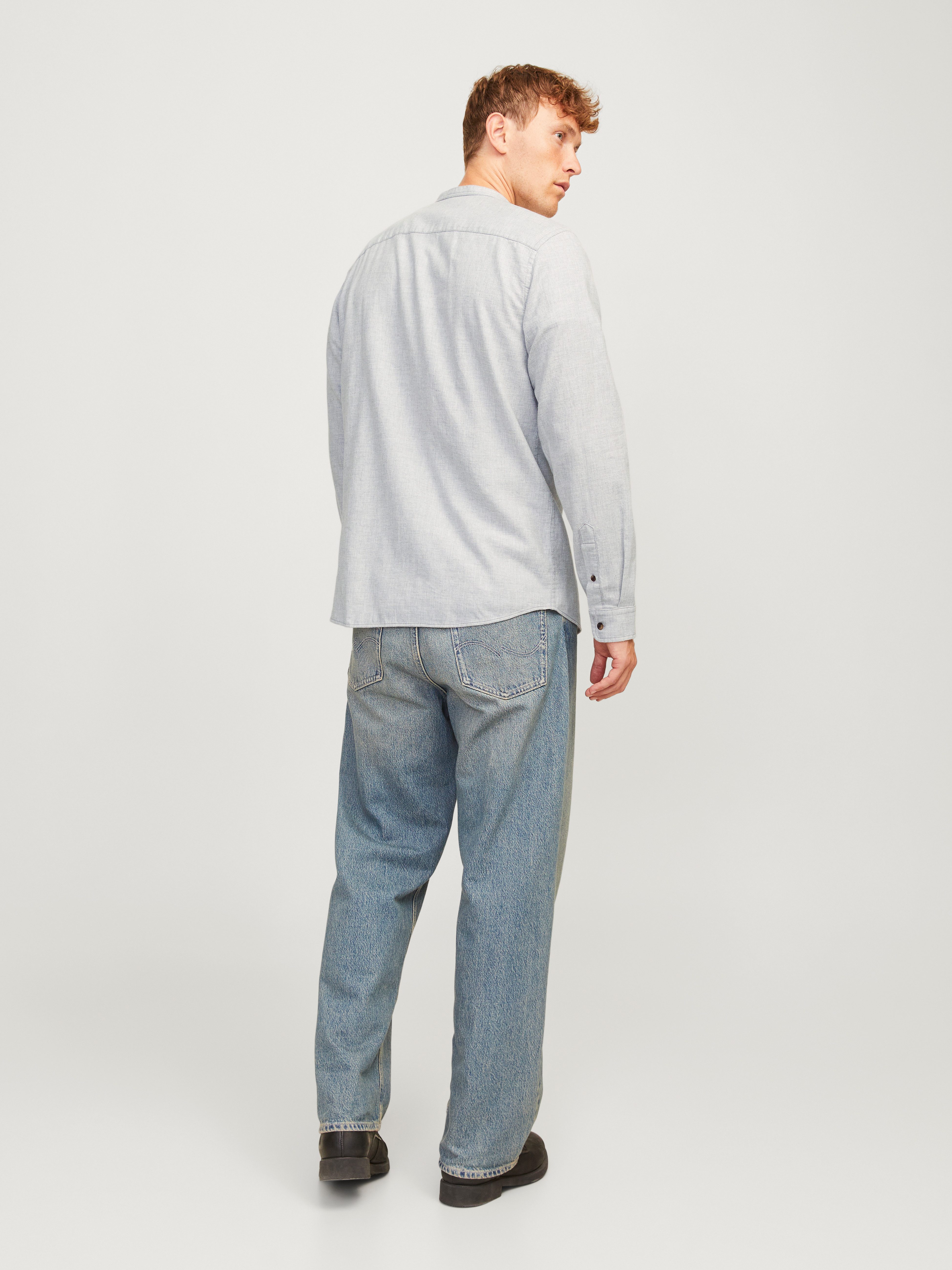 Jack & Jones Overhemd met lange mouwen JJEBAND MELANGE SHIRT LS SN