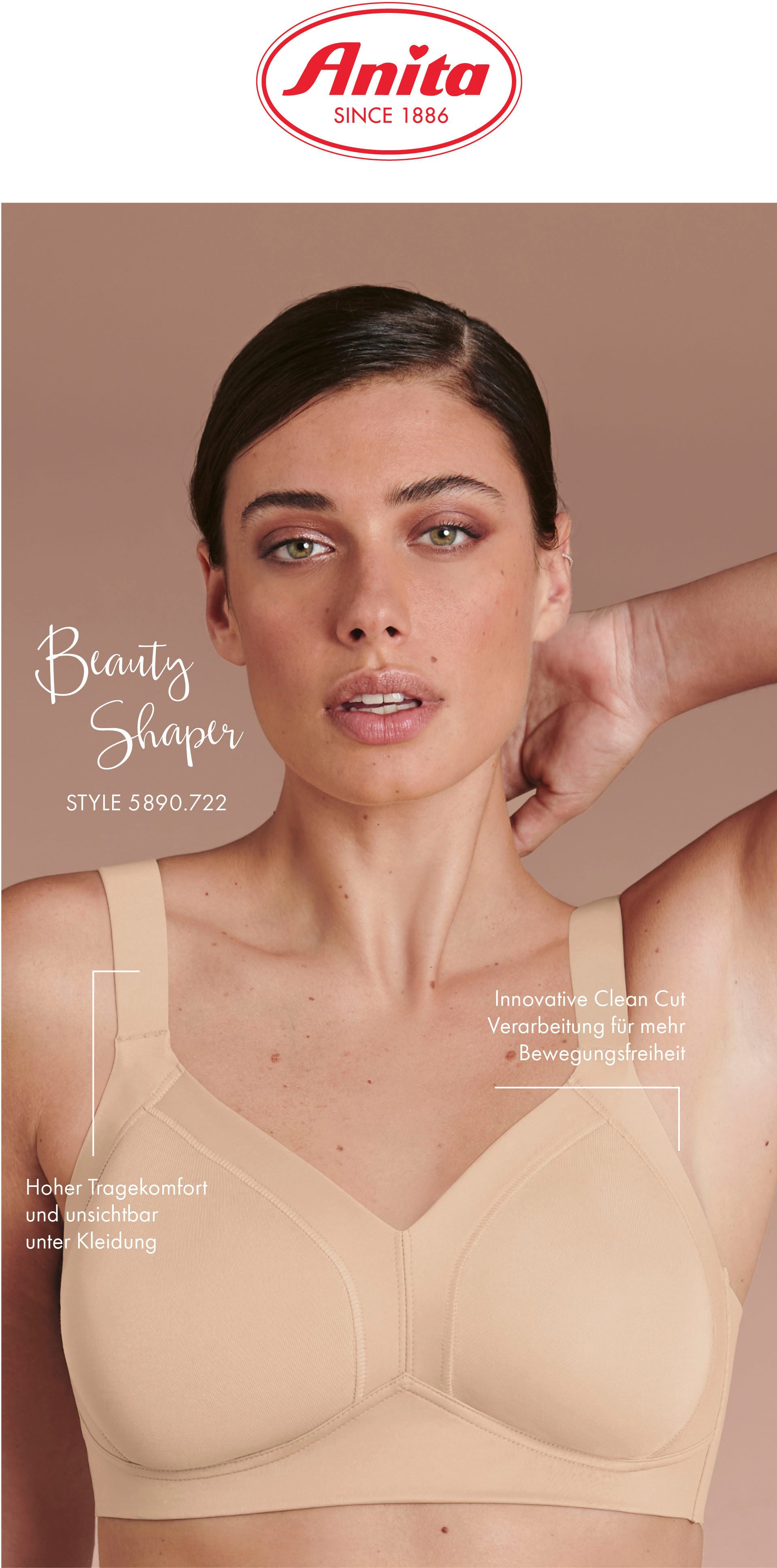 Anita Comfort Gevormde-bh met luchtige, lichte spacer-schaal, zonder beugel, clean cut