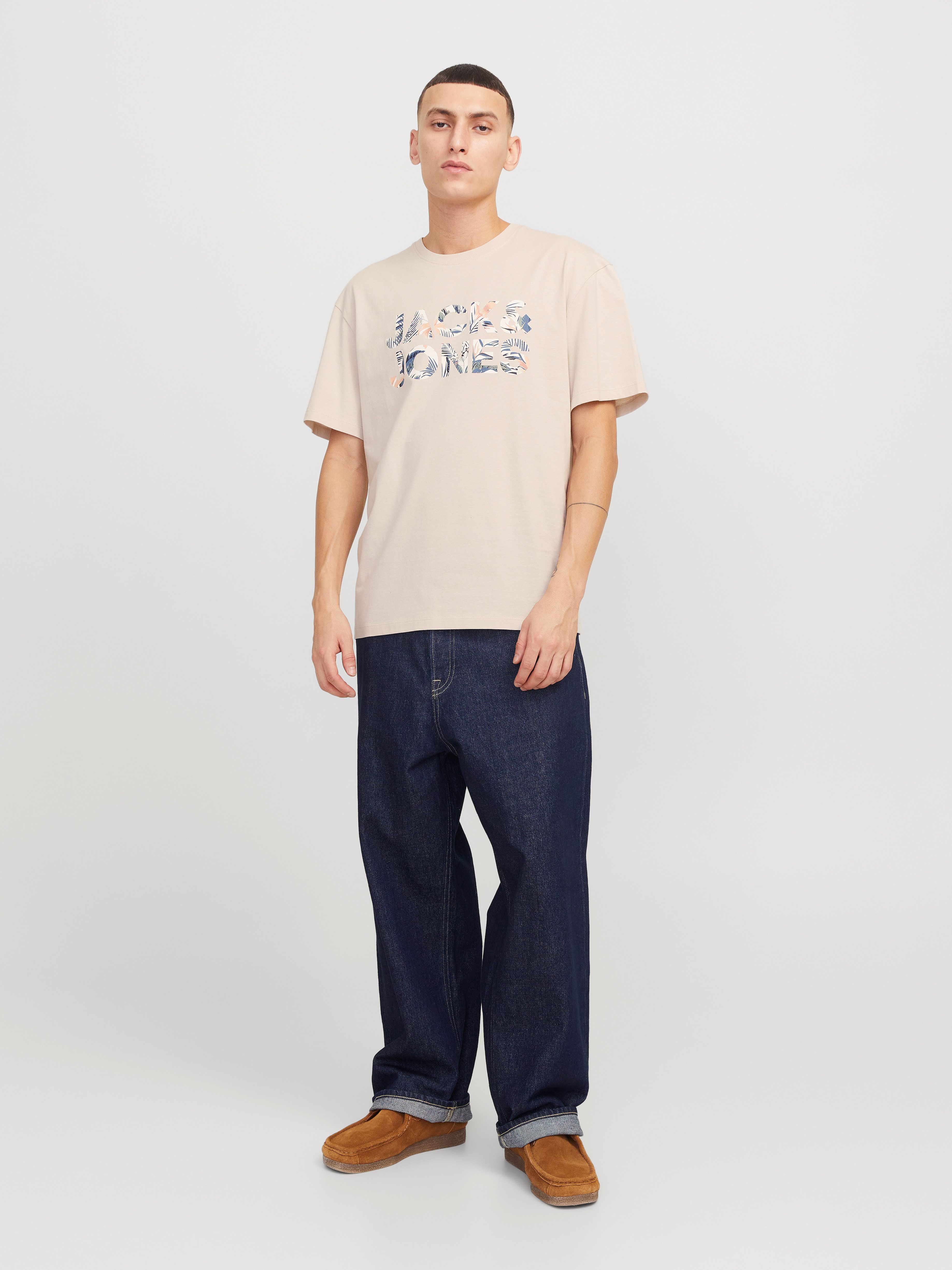 Jack & Jones Shirt met ronde hals JJEBRYAN CORP LOGO TEE SS O-NECK NOOS