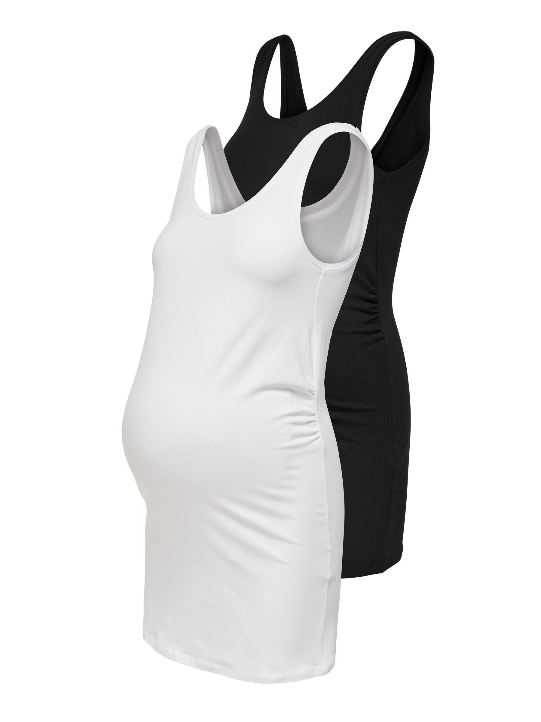 ONLY MATERNITY Zwangerschapstop OLMLOVELY LONG TOP TT 2PCK JRS NOOS (set, 2-delig)
