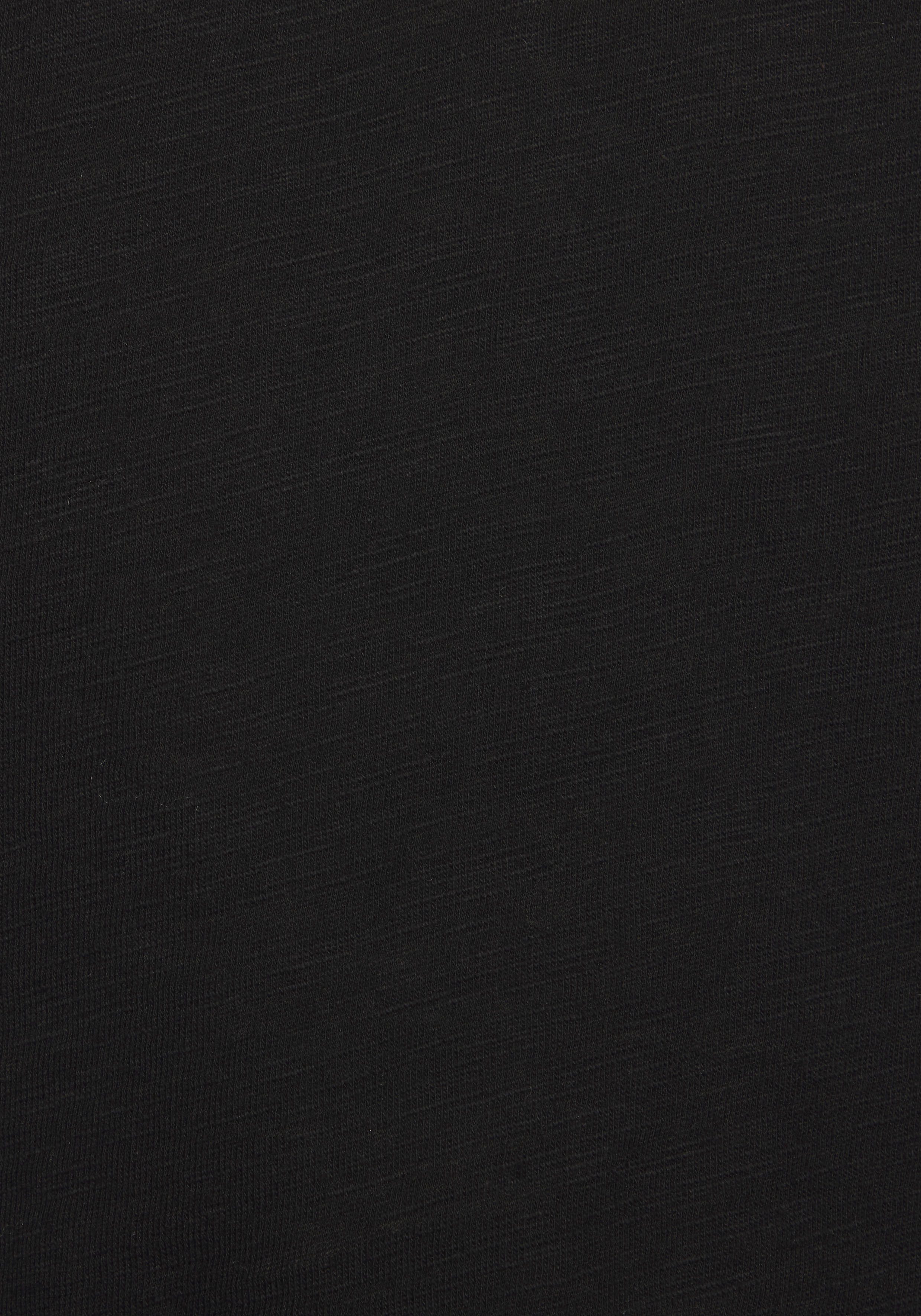 Vivance Shirt met ronde hals Met goudkleurige glanzende frontprint (1-delig)