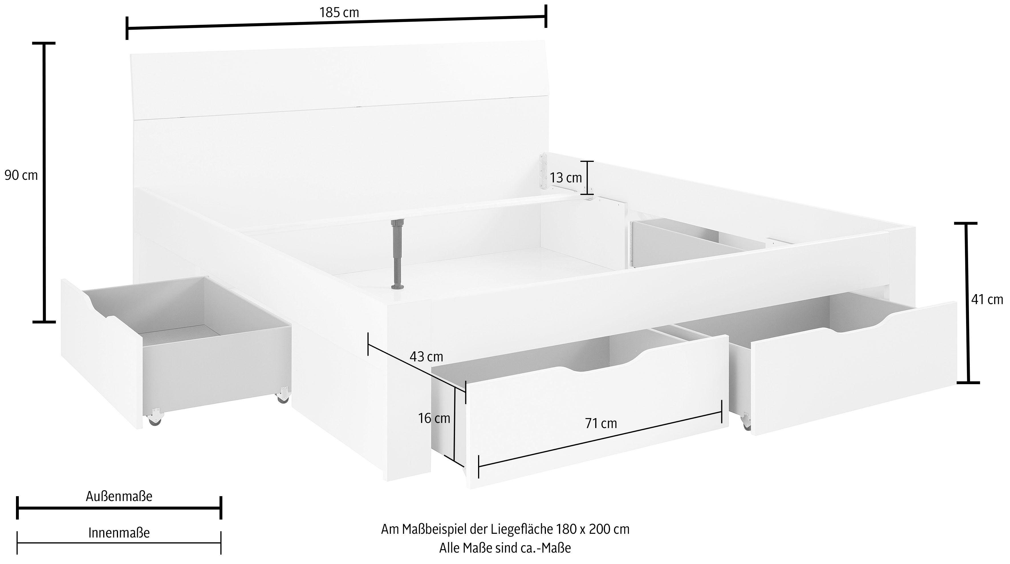 rauch Bed Flexx inclusief lades