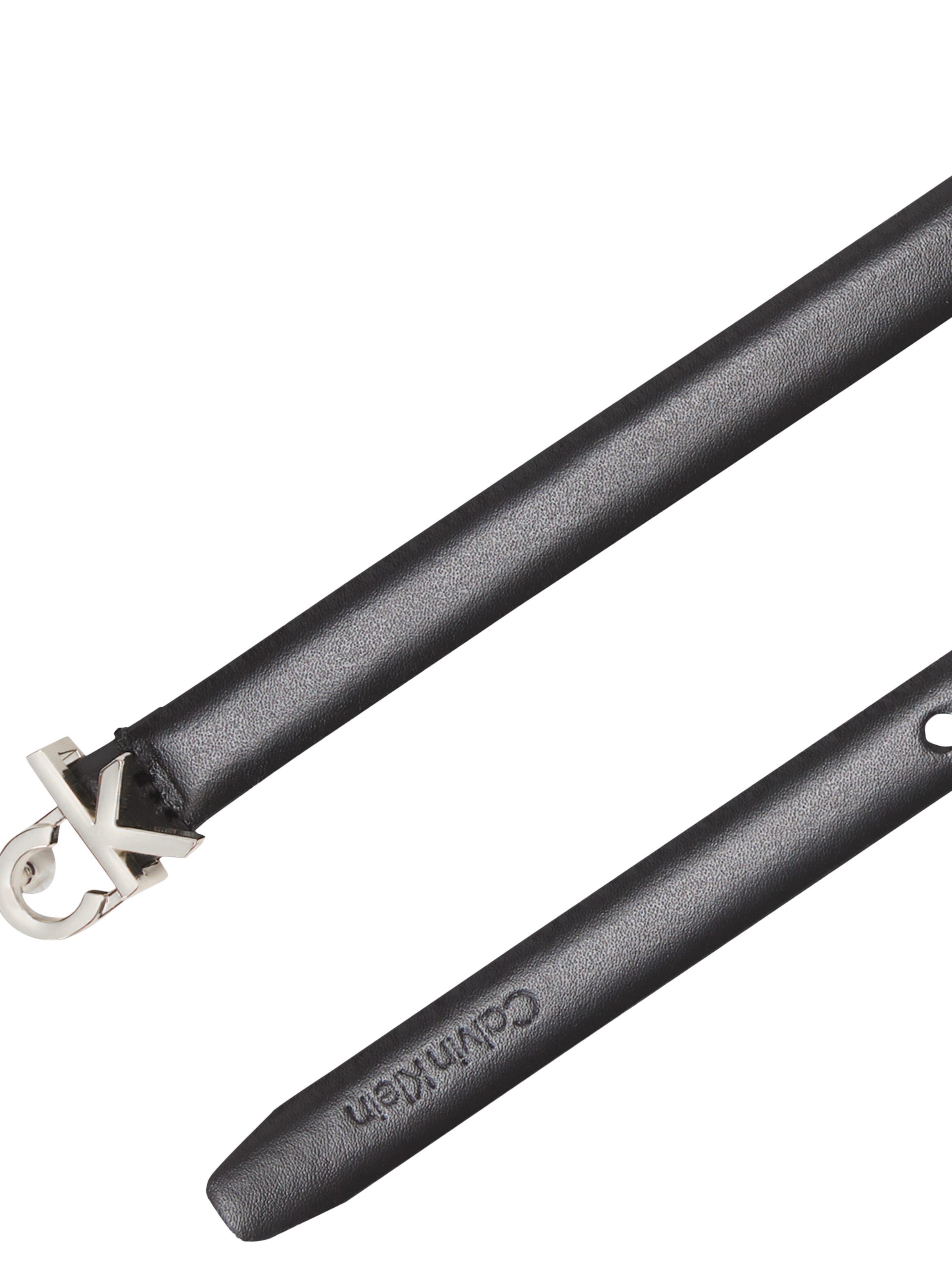 Calvin Klein Leren riem CK BUCKLE BELT 30MM