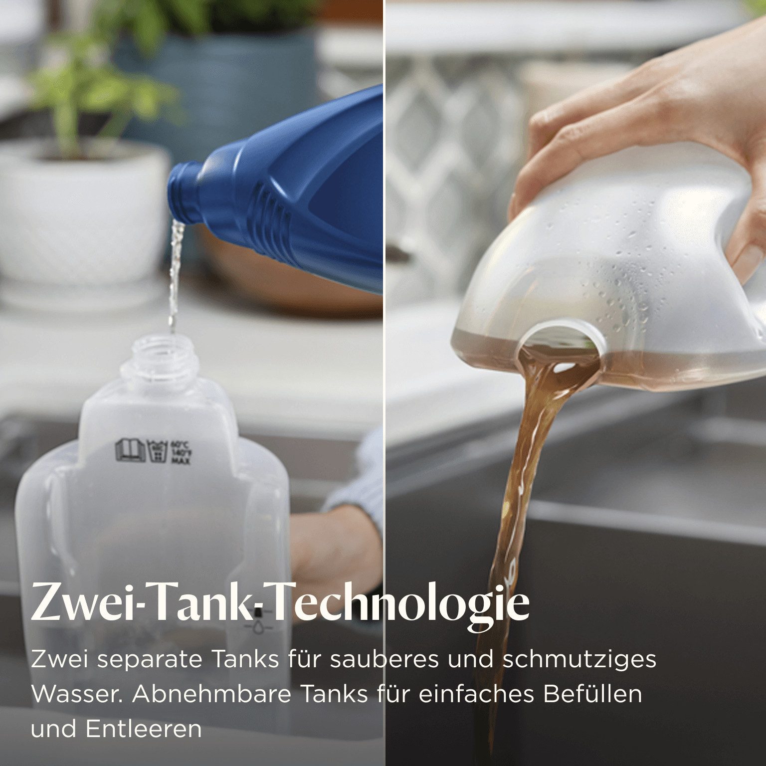 Bissell Waszuiger SpotClean Mini Select, leicht & klein, starke Saugleistung, Dual-Tank