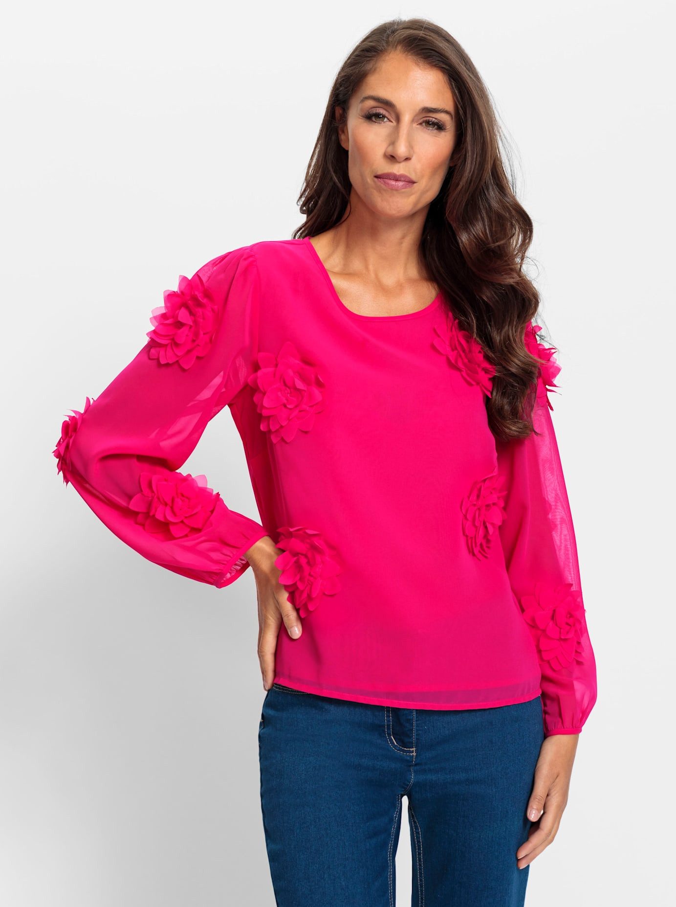 heine Georgette-blouse
