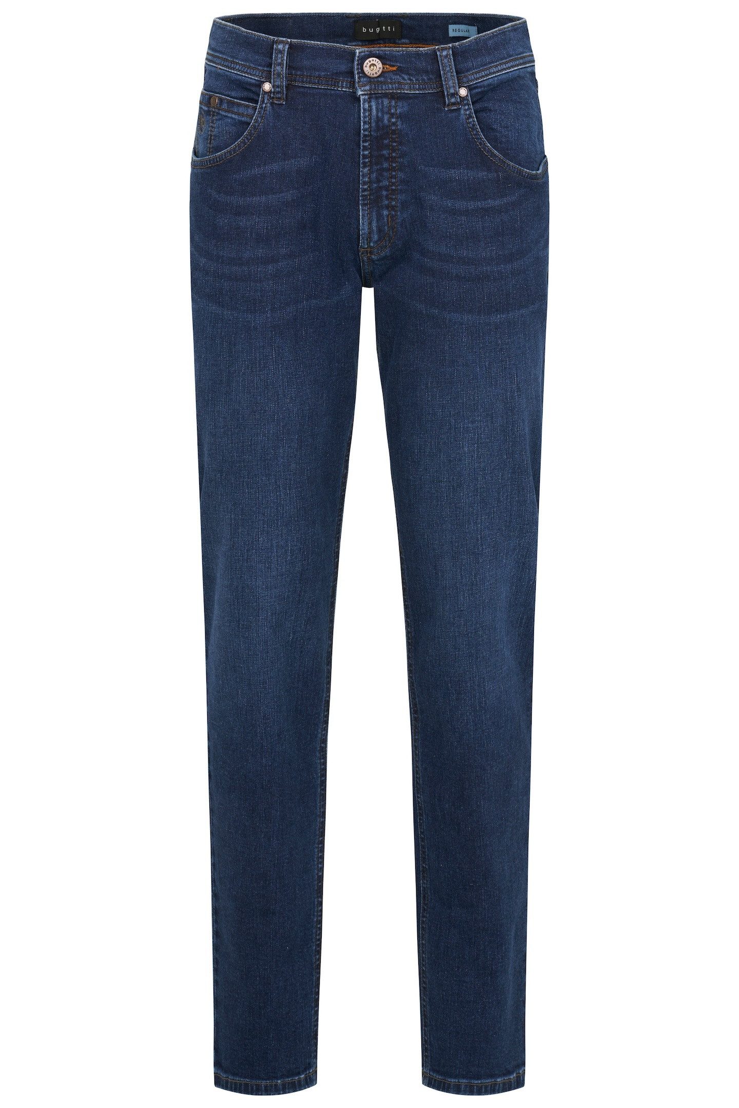 Bugatti 5-pocket jeans Regular fit van authentic denim met stretchcomfort