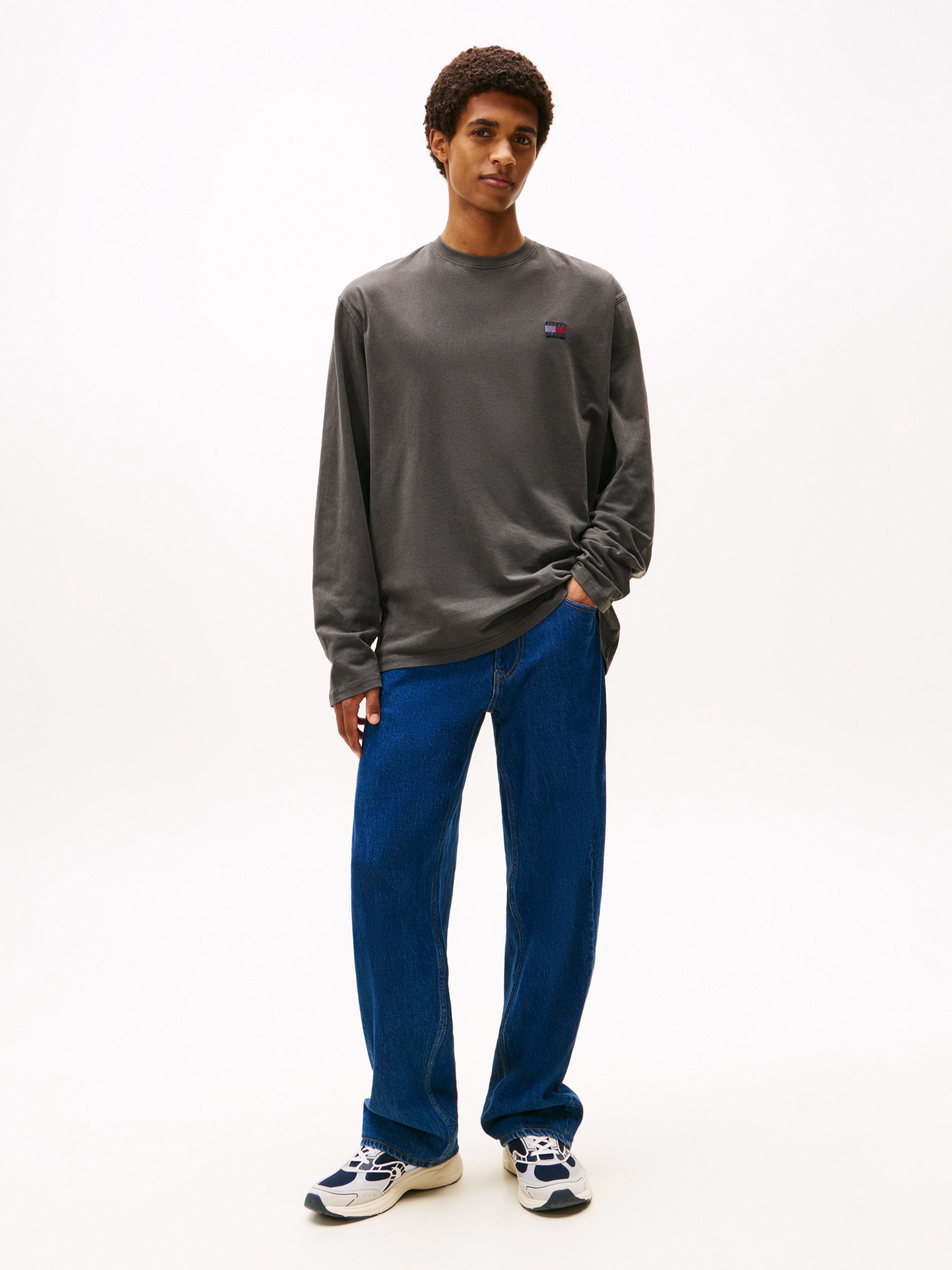 TOMMY JEANS Shirt met lange mouwen Classic Relaxed Fit