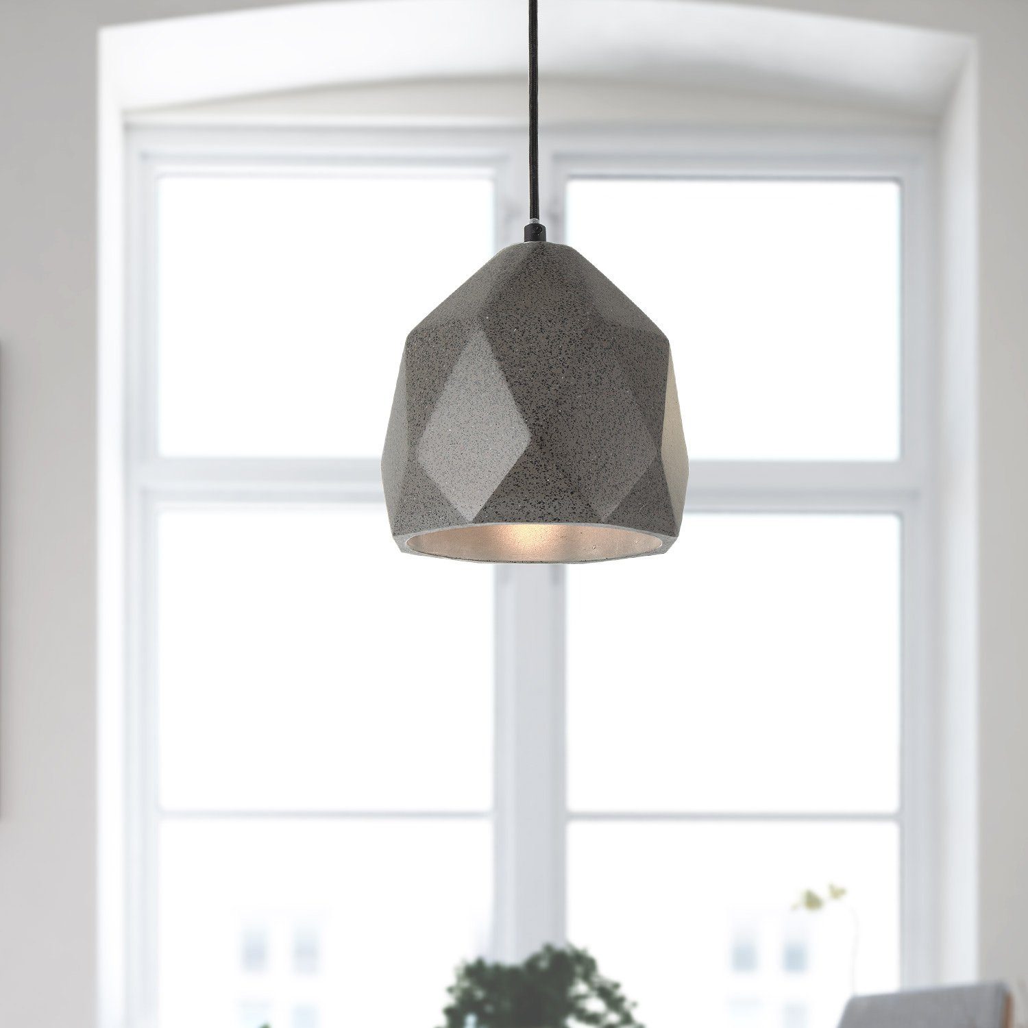 Paco Home Hanglamp FREE-TOWN Led, E27, lamp voor woonkamer eetkamer keuken, in hoogte verstelbaar
