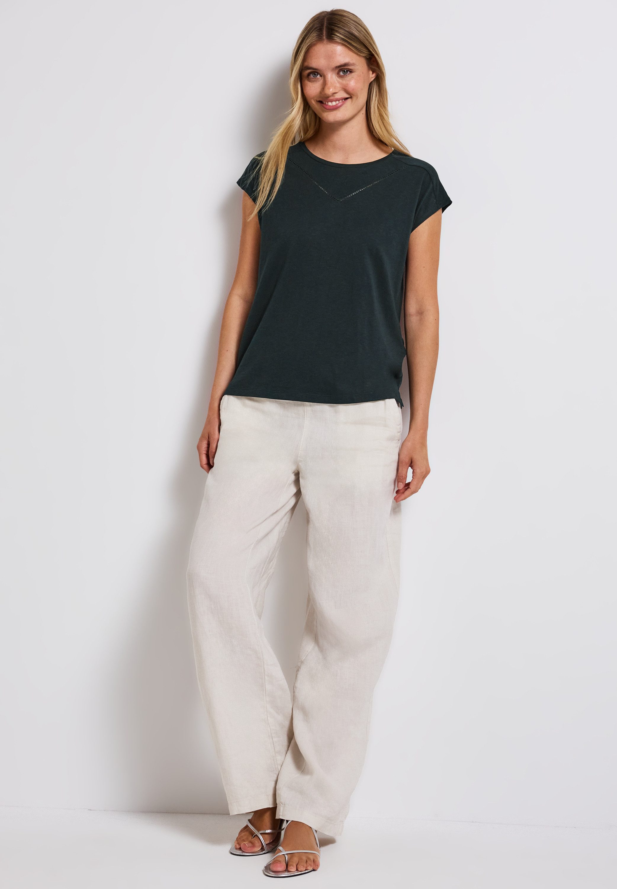 STREET ONE Shirttop met decoratieve tape