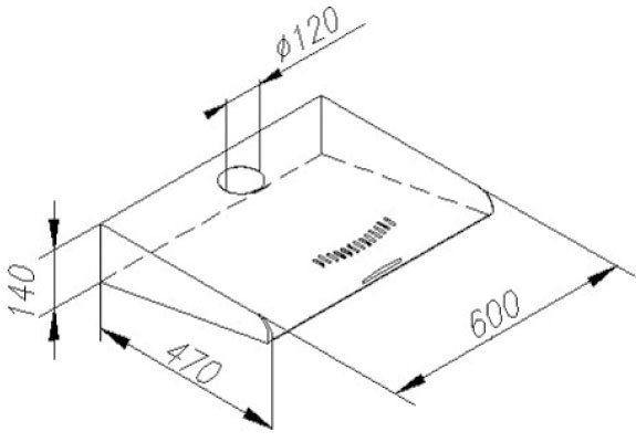 Amica Onderbouwkap UH 17109-3 S
