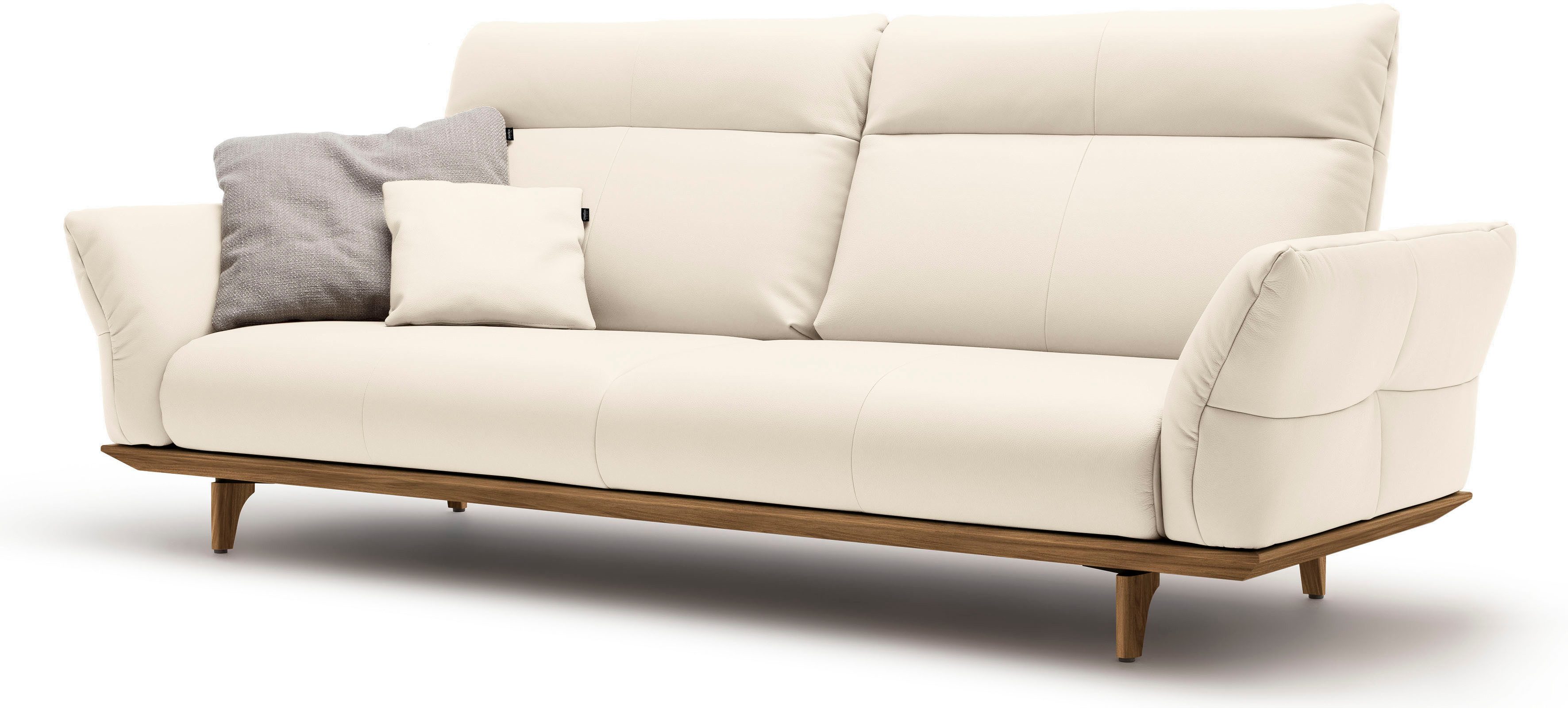 Creation BY ROLF BENZ 3,5-zitsbank Hs.460 Onderstel en poten in walnotenhout, breedte 228 cm