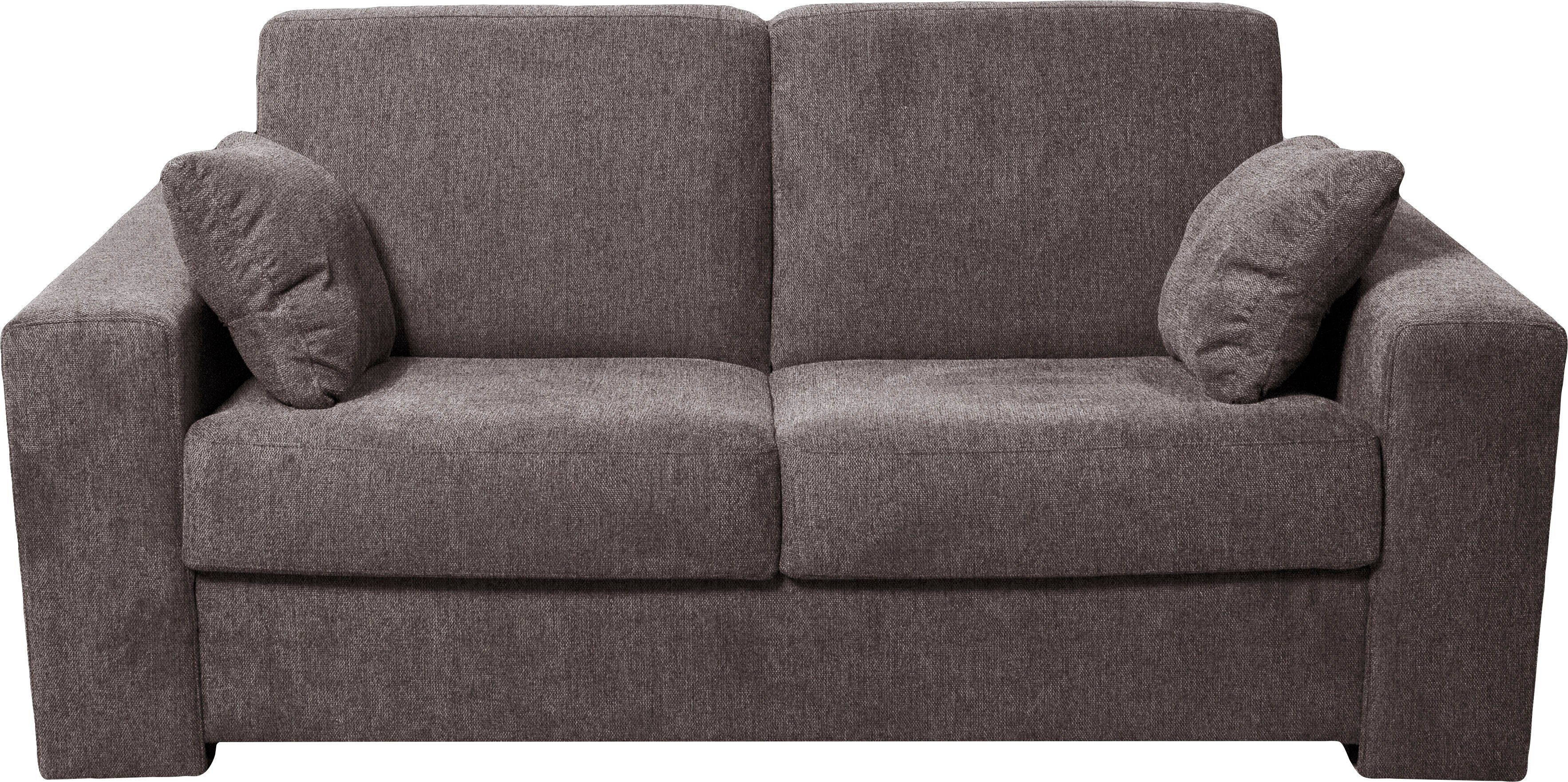 Home affaire 2-zitsbank Roma matras hoogte 14 cm Bedfunctie, met vering, Afmeting liggend ca. 123x198 cm
