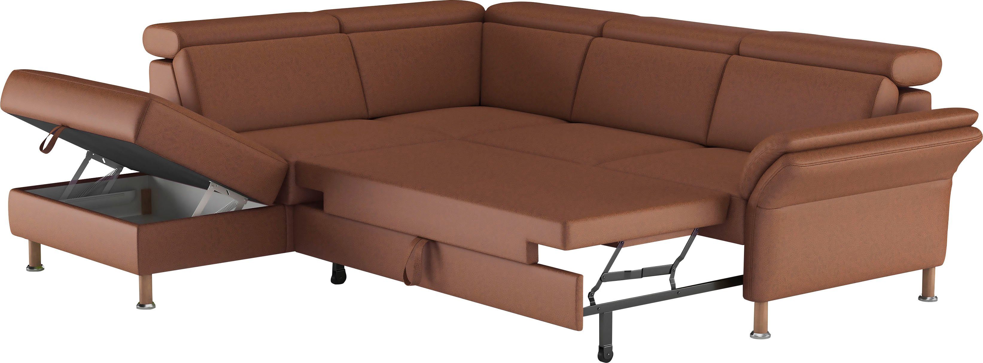 Home affaire Hoekbank Calypso L-vorm met relaxfunctie motorisch in bank 2,5-zits