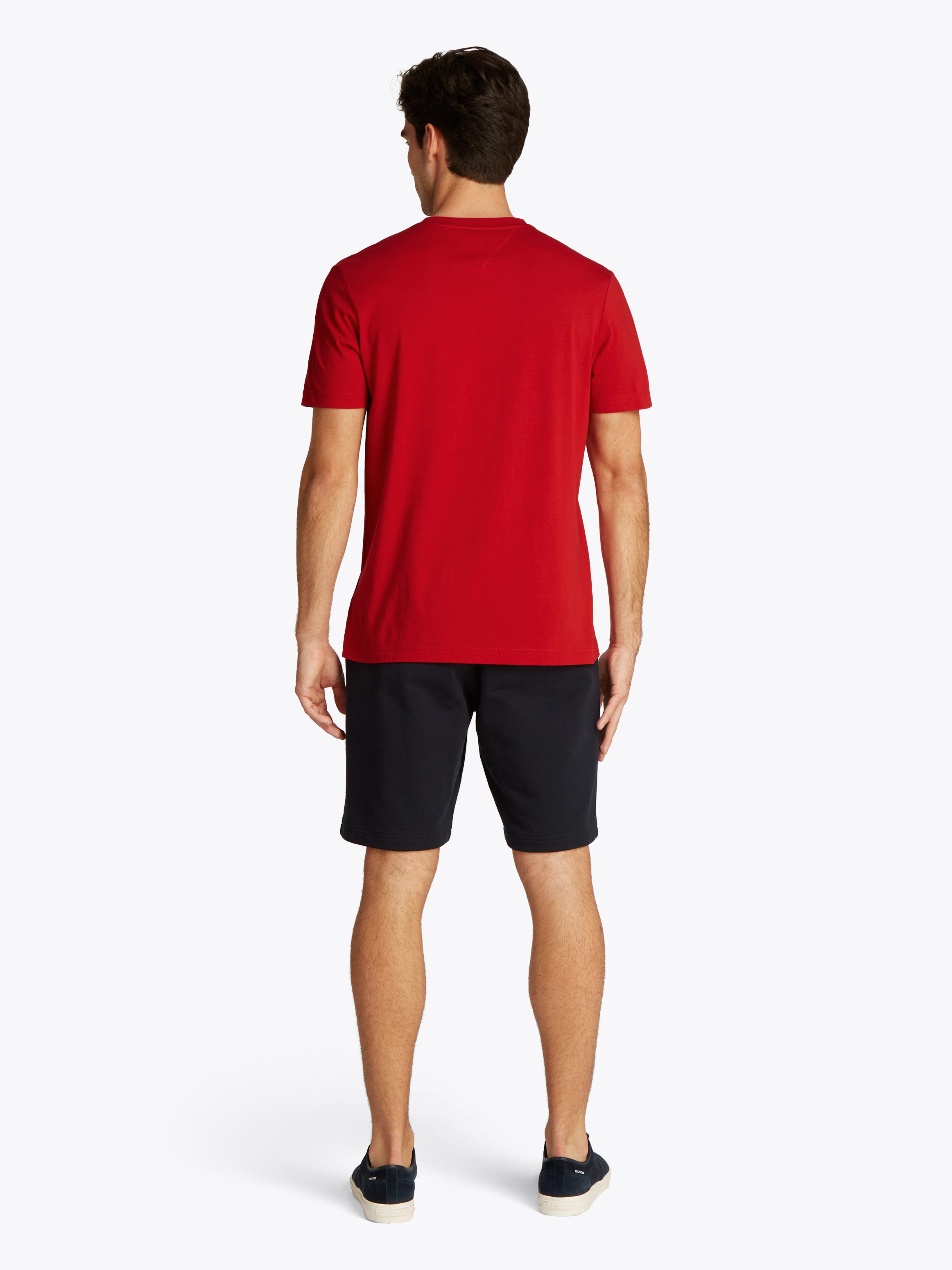 Tommy Hilfiger Shirt met korte mouwen FLAG BOX TEE Met een ronde hals