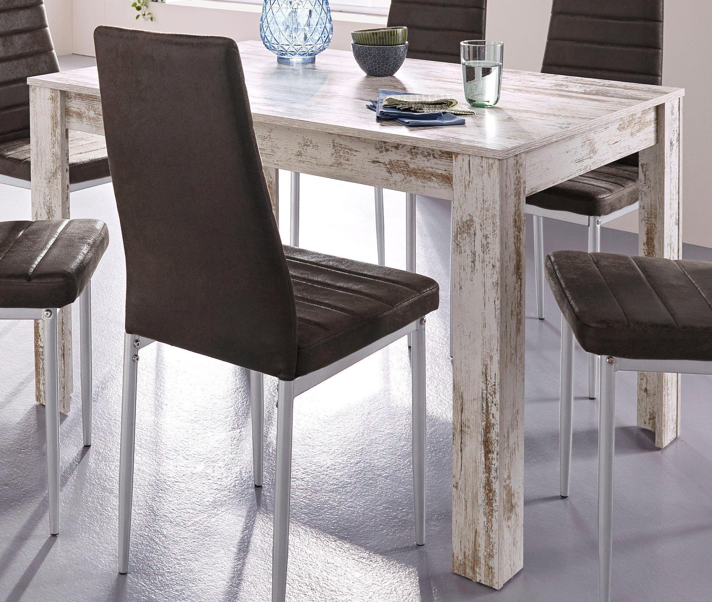 INOSIGN Eettafel Meigh, TOPSELLER! Breedte 120 cm, verschillende maten en kleurvarianten
