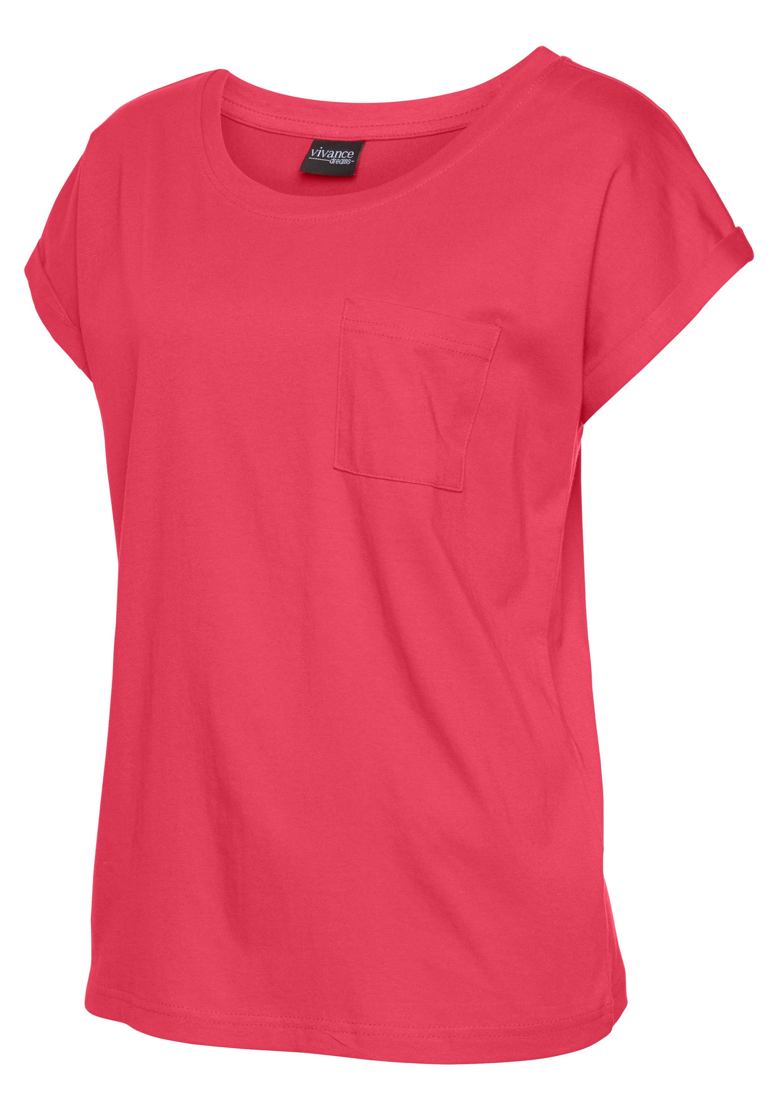 Vivance Dreams Shortama met gedessineerde pyjamashort (2-delig, 1 stuk)