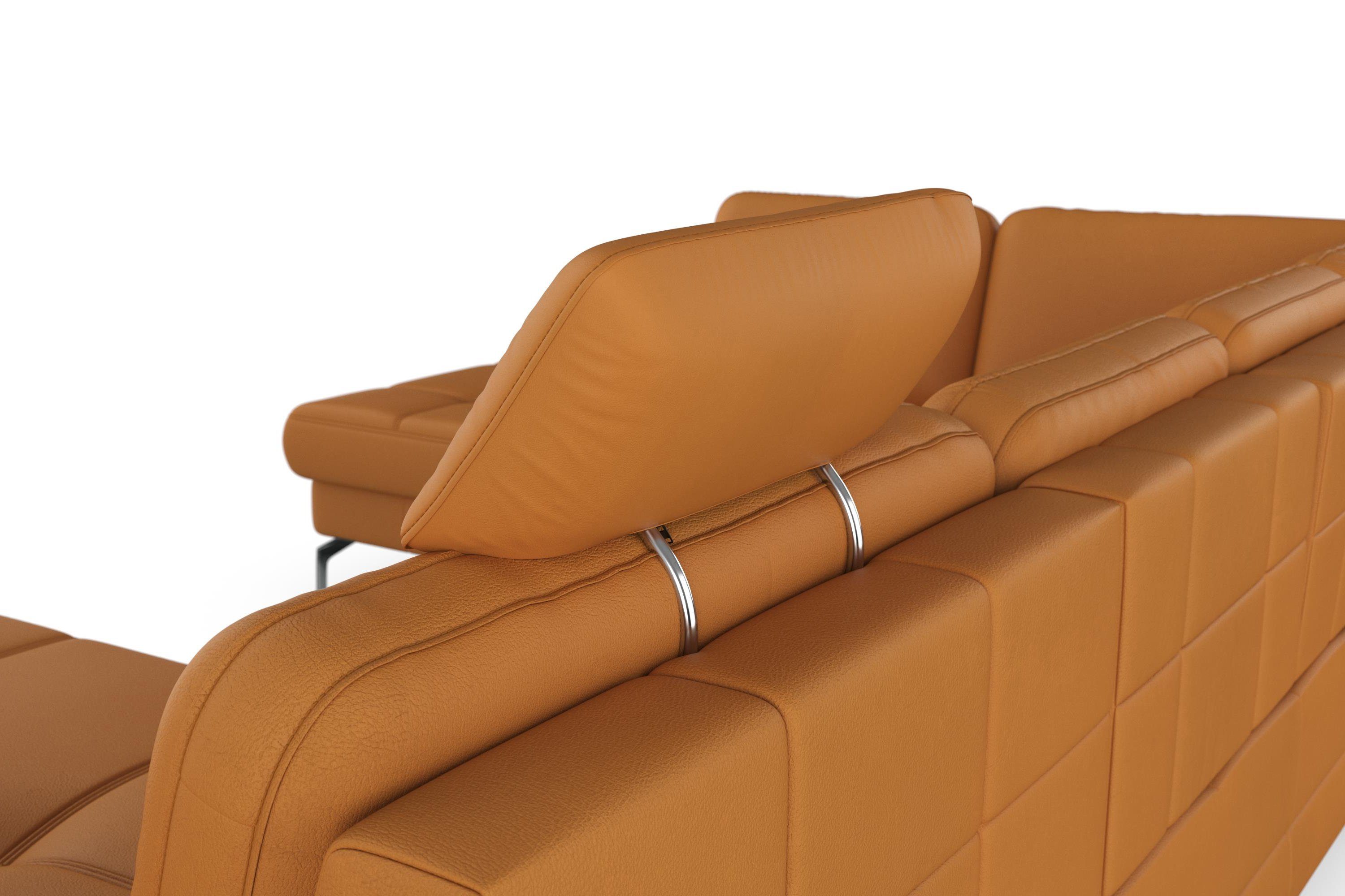 sit&more Zithoek Bendigo U-vorm inclusief zitdiepteverstelling, bodemvrijheid 15 cm, in 2 pootkleuren
